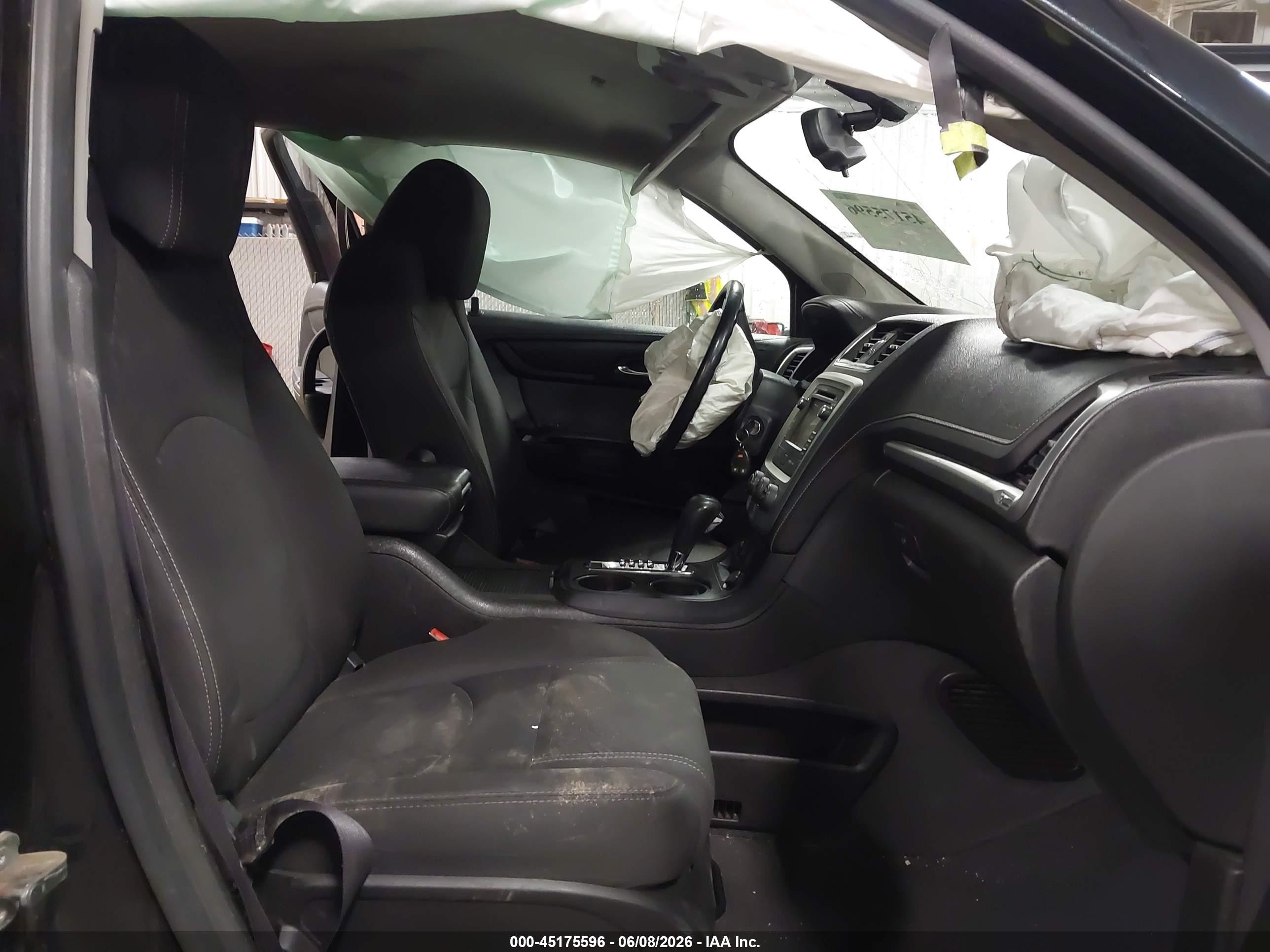 2013 Gmc Acadia Sle-1 Black vin: 1GKKVNED4DJ145288