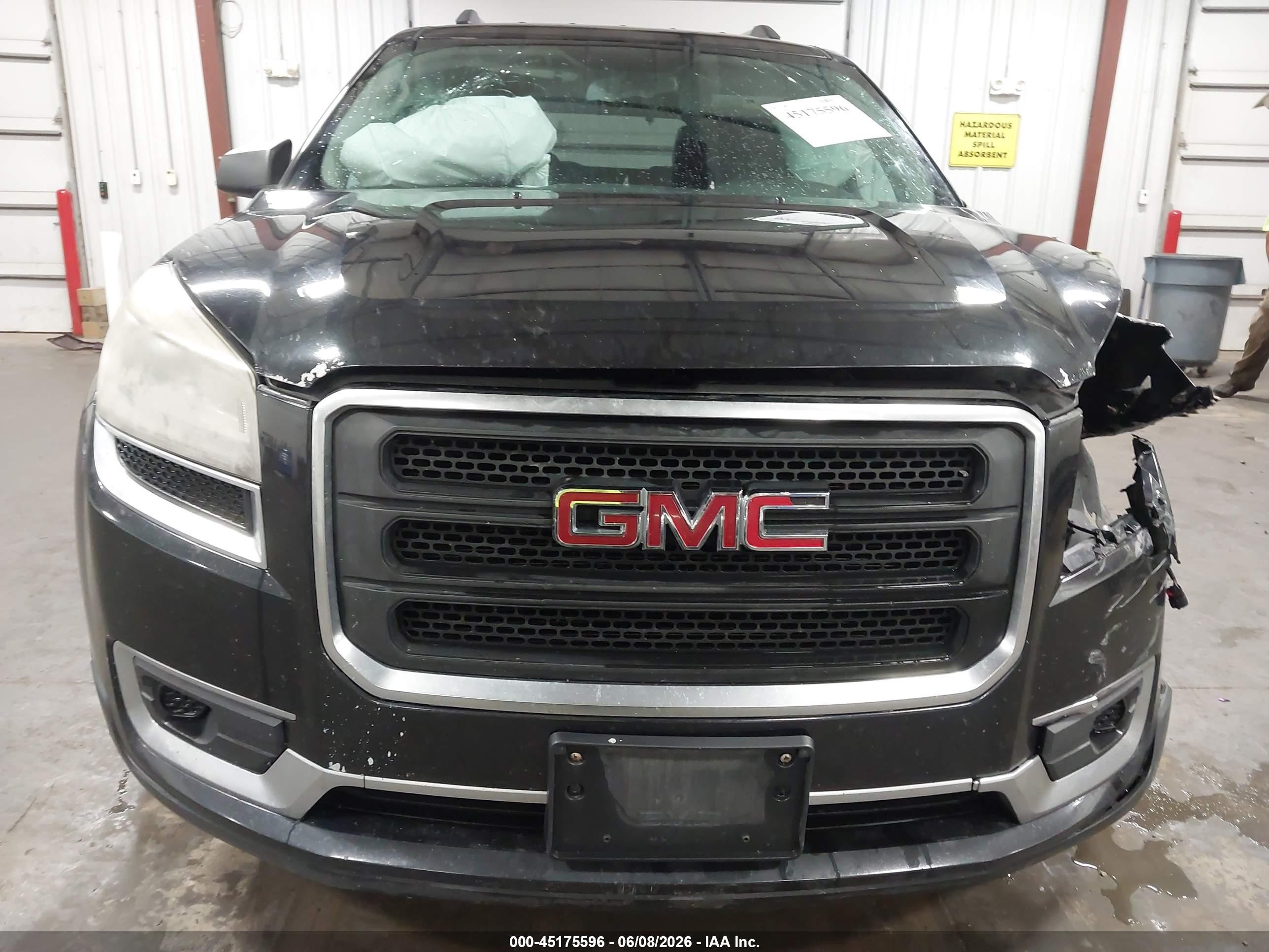 2013 Gmc Acadia Sle-1 Black vin: 1GKKVNED4DJ145288