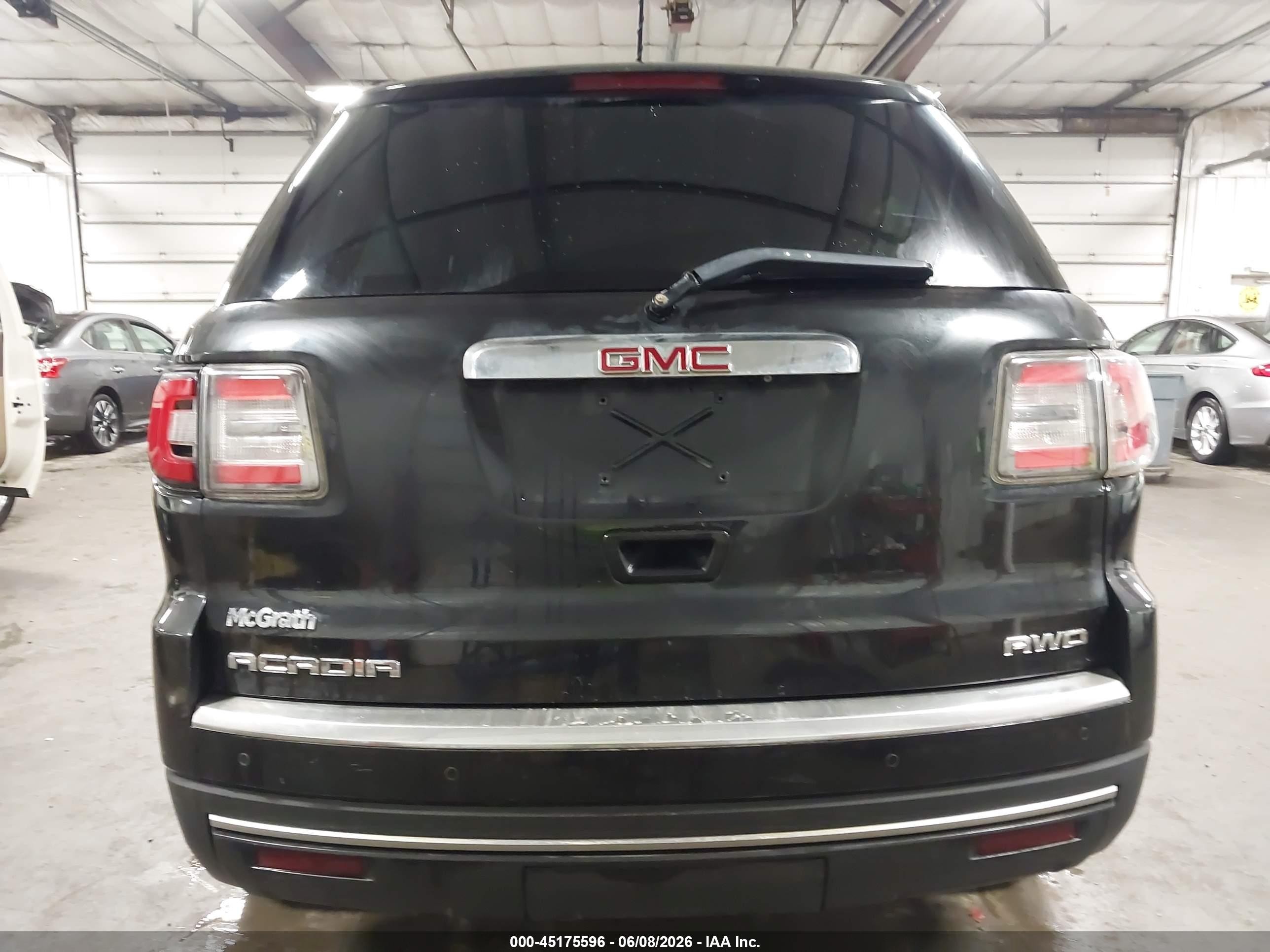 2013 Gmc Acadia Sle-1 Black vin: 1GKKVNED4DJ145288