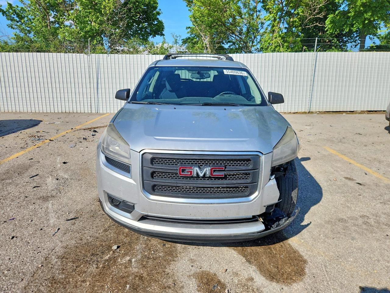 2015 Gmc Acadia Sle Silver vin: 1GKKVNED4FJ343873