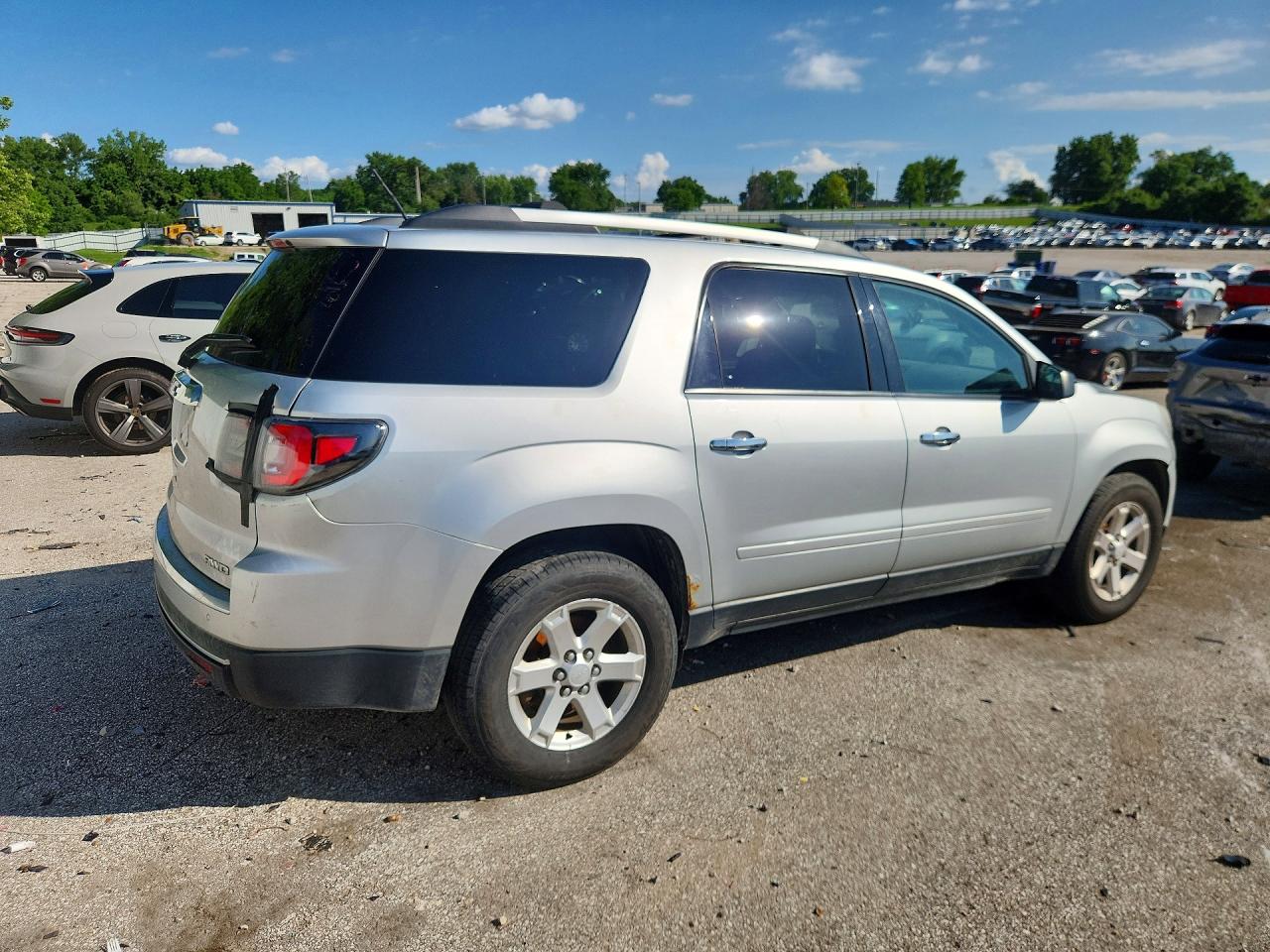 2015 Gmc Acadia Sle Silver vin: 1GKKVNED4FJ343873