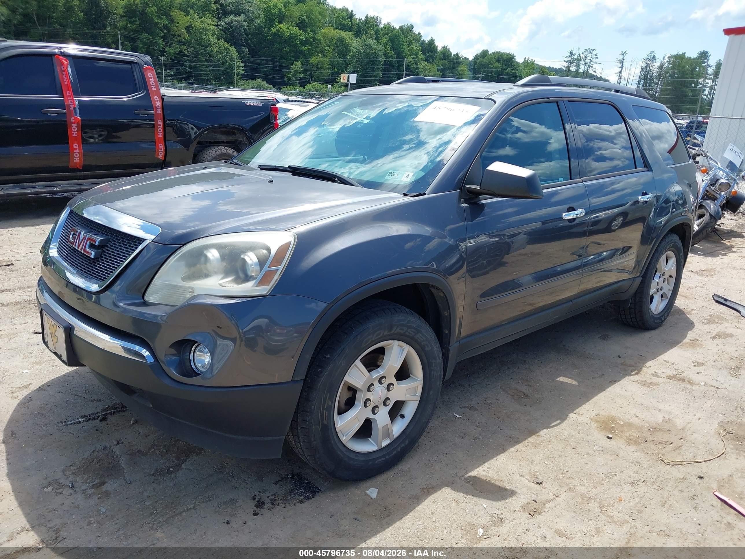 2012 Gmc Acadia Sl Gray vin: 1GKKVNED5CJ370124