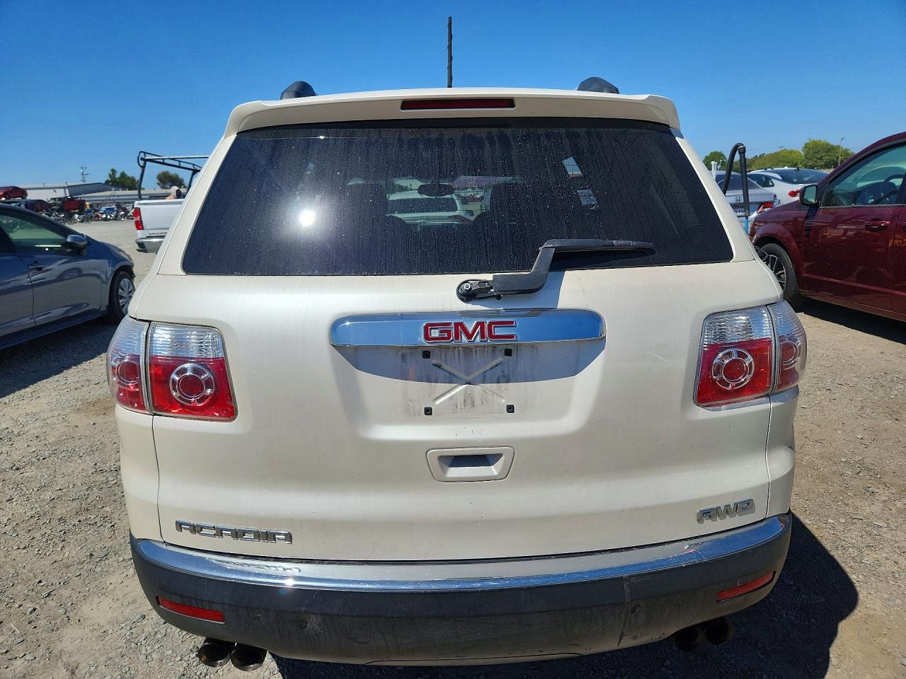 2012 Gmc Acadia Sle White vin: 1GKKVNED6CJ417189