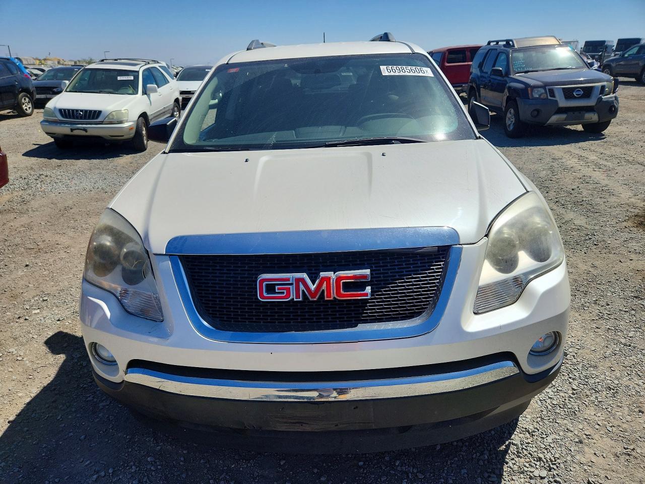 2012 Gmc Acadia Sle White vin: 1GKKVNED6CJ417189