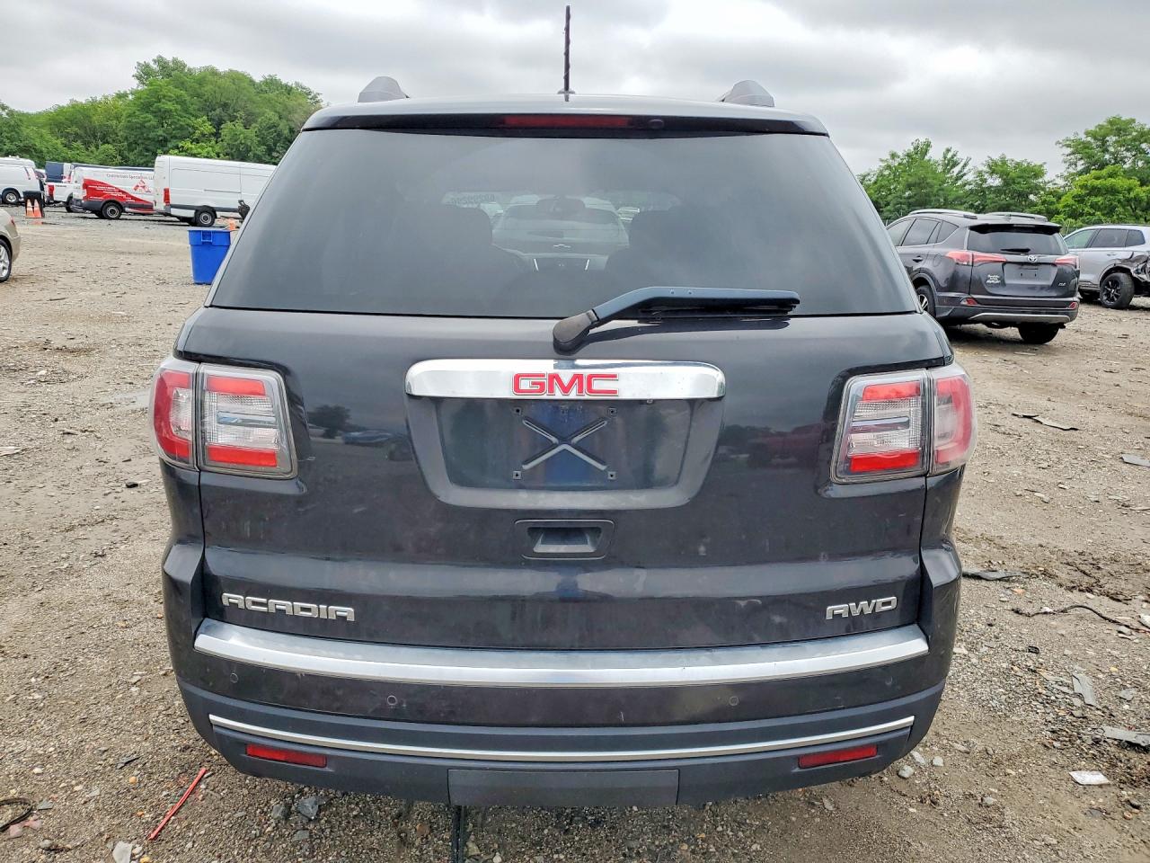 2015 Gmc Acadia Sle Black vin: 1GKKVNED6FJ186847