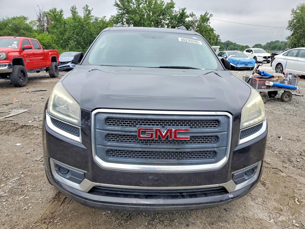 2015 Gmc Acadia Sle Black vin: 1GKKVNED6FJ186847
