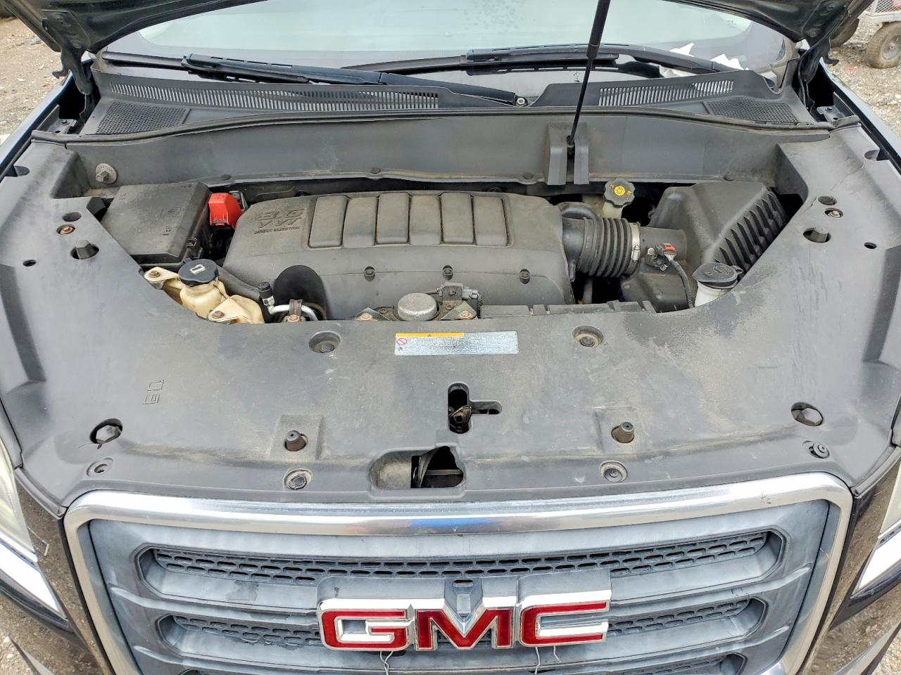 2015 Gmc Acadia Sle Black vin: 1GKKVNED6FJ186847
