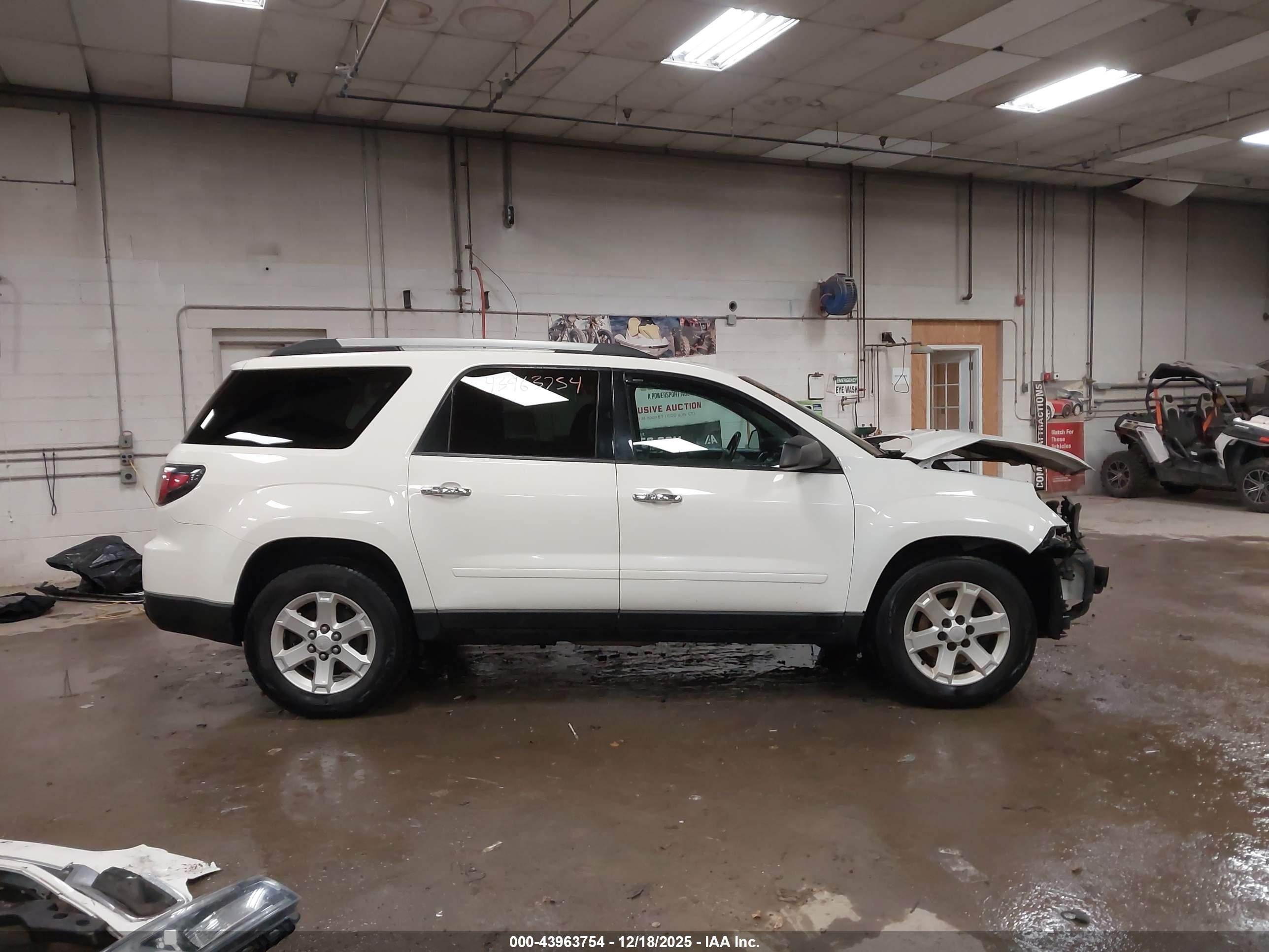 2015 Gmc Acadia Sle-1 White vin: 1GKKVNED6FJ230040