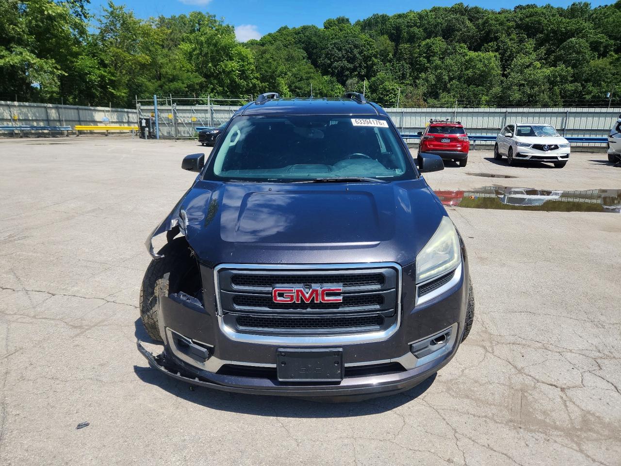 2015 Gmc Acadia Sle Gray vin: 1GKKVNED6FJ306727