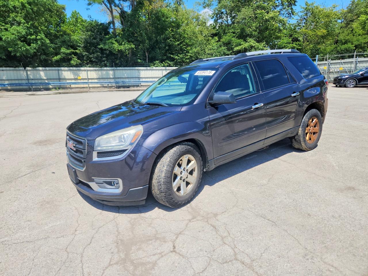 2015 Gmc Acadia Sle Gray vin: 1GKKVNED6FJ306727
