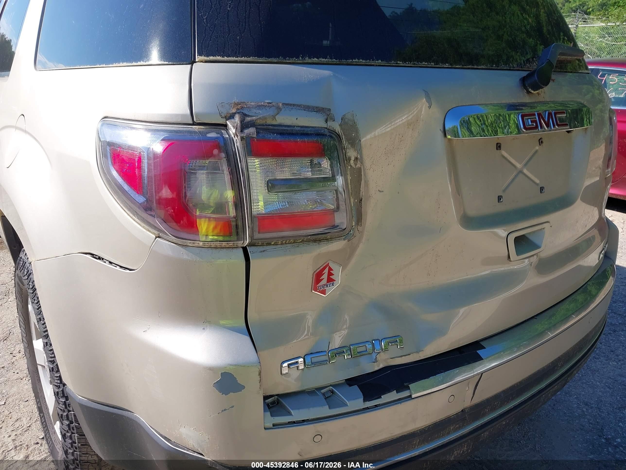 2015 Gmc Acadia Sle-1 Gold vin: 1GKKVNED6FJ378043