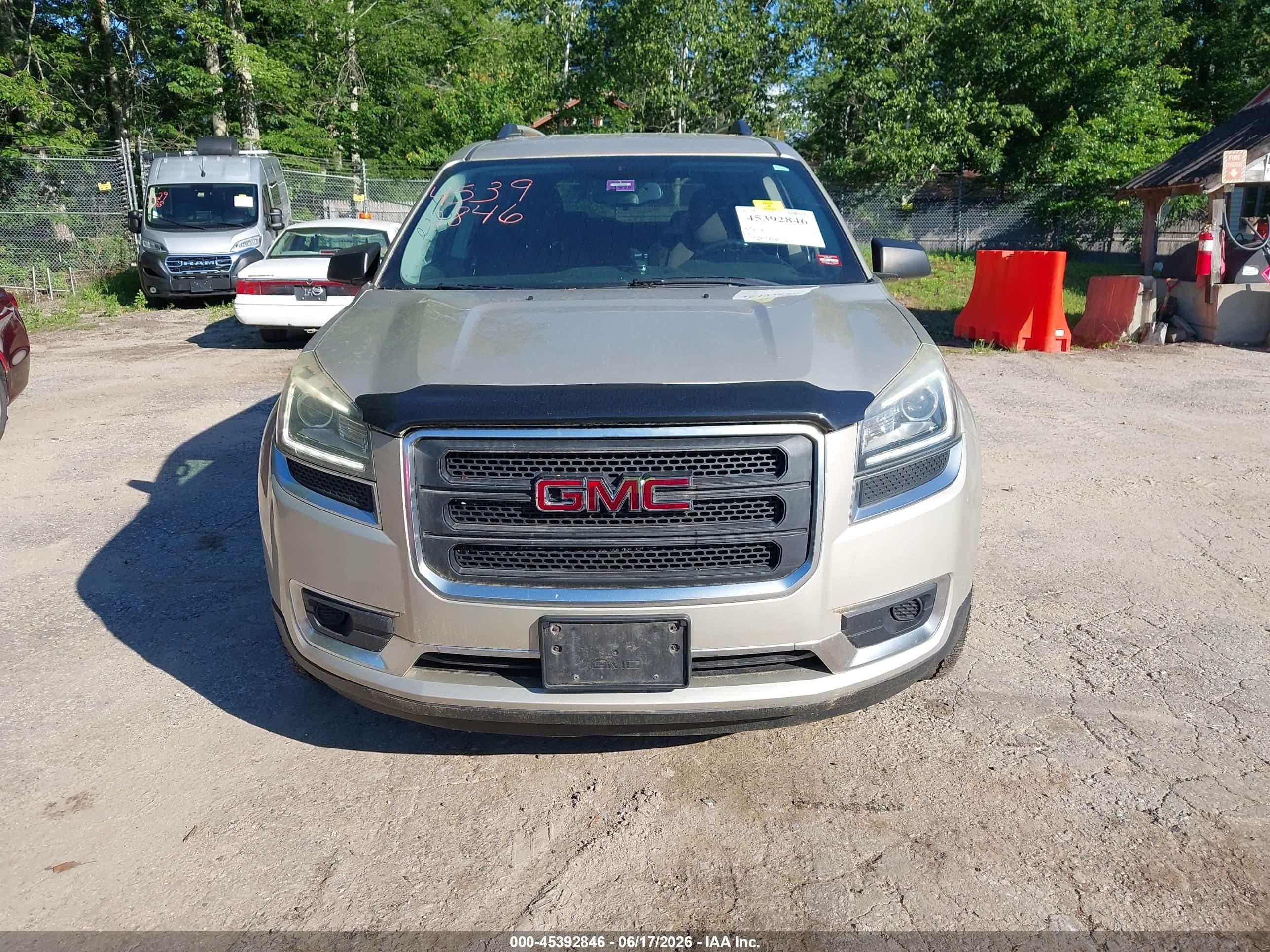 2015 Gmc Acadia Sle-1 Gold vin: 1GKKVNED6FJ378043