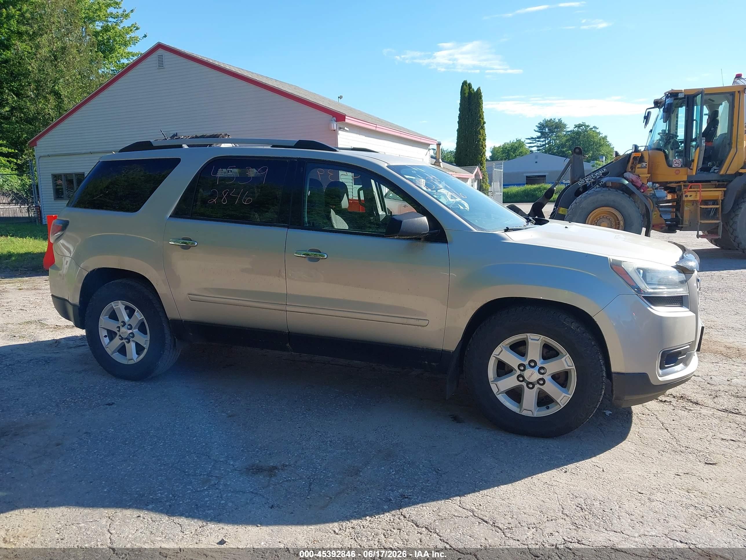 2015 Gmc Acadia Sle-1 Gold vin: 1GKKVNED6FJ378043