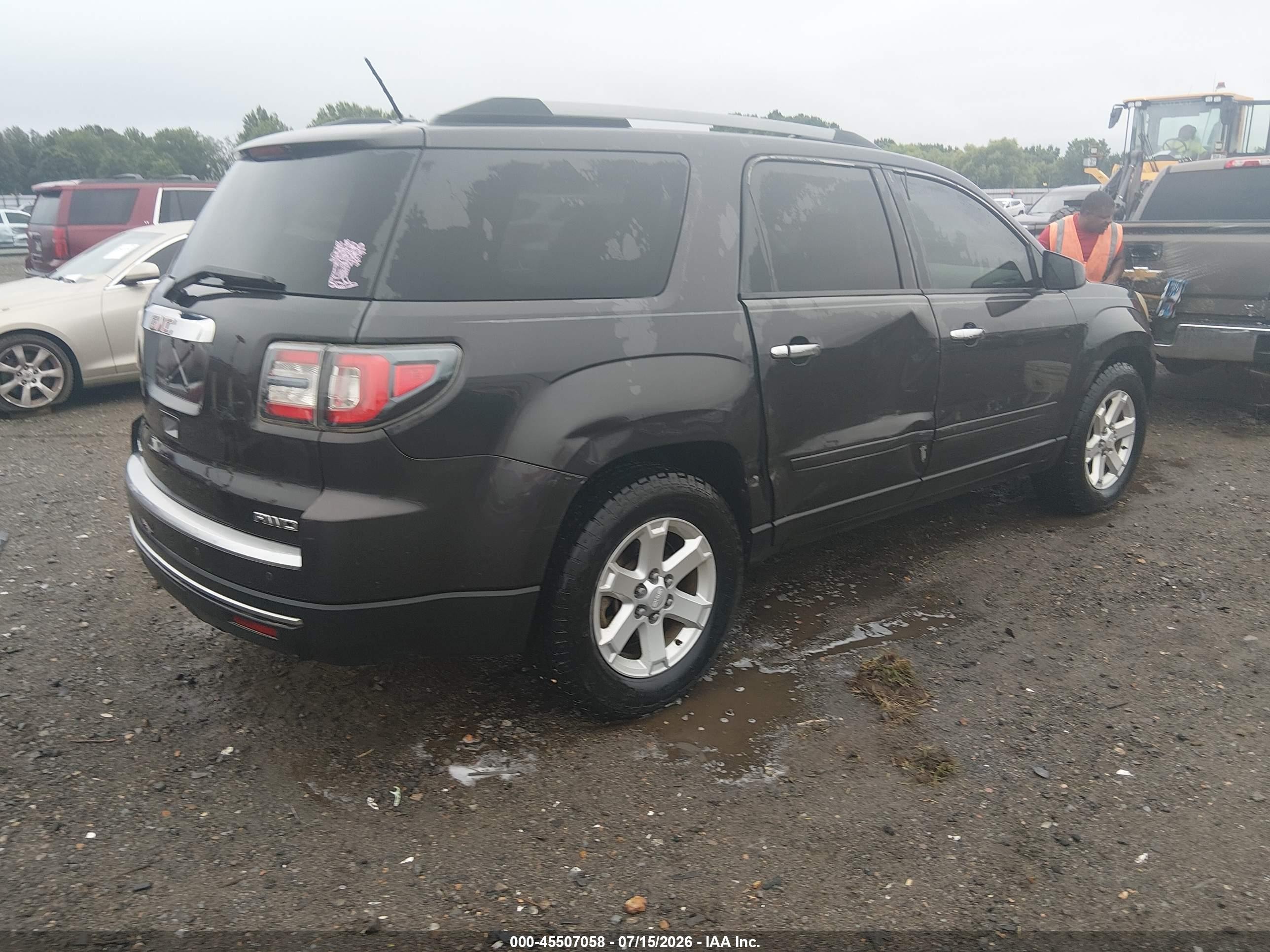 2015 Gmc Acadia Sle-1 Gray vin: 1GKKVNED8FJ370574