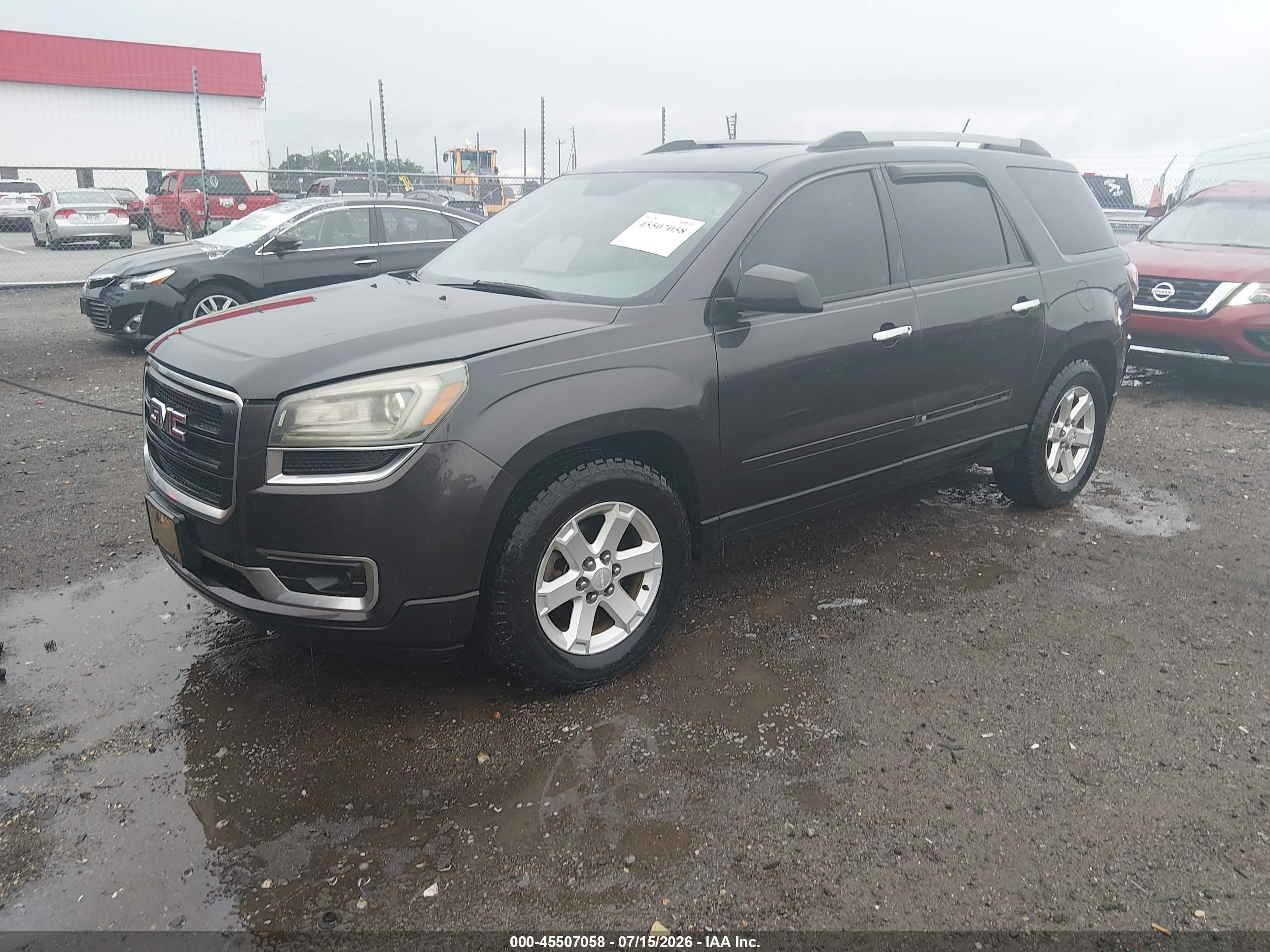 2015 Gmc Acadia Sle-1 Gray vin: 1GKKVNED8FJ370574