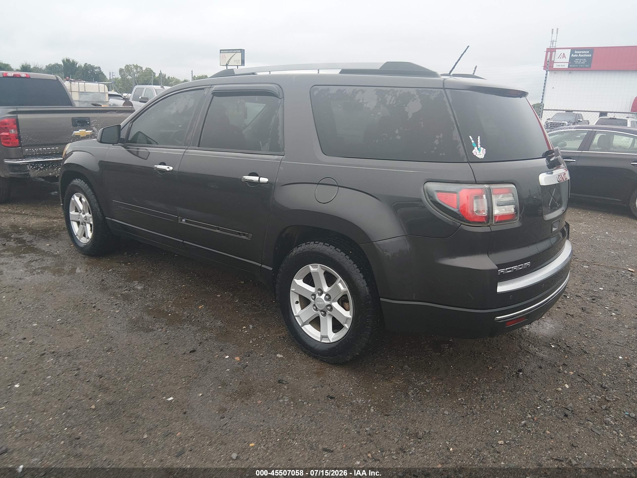 2015 Gmc Acadia Sle-1 Gray vin: 1GKKVNED8FJ370574