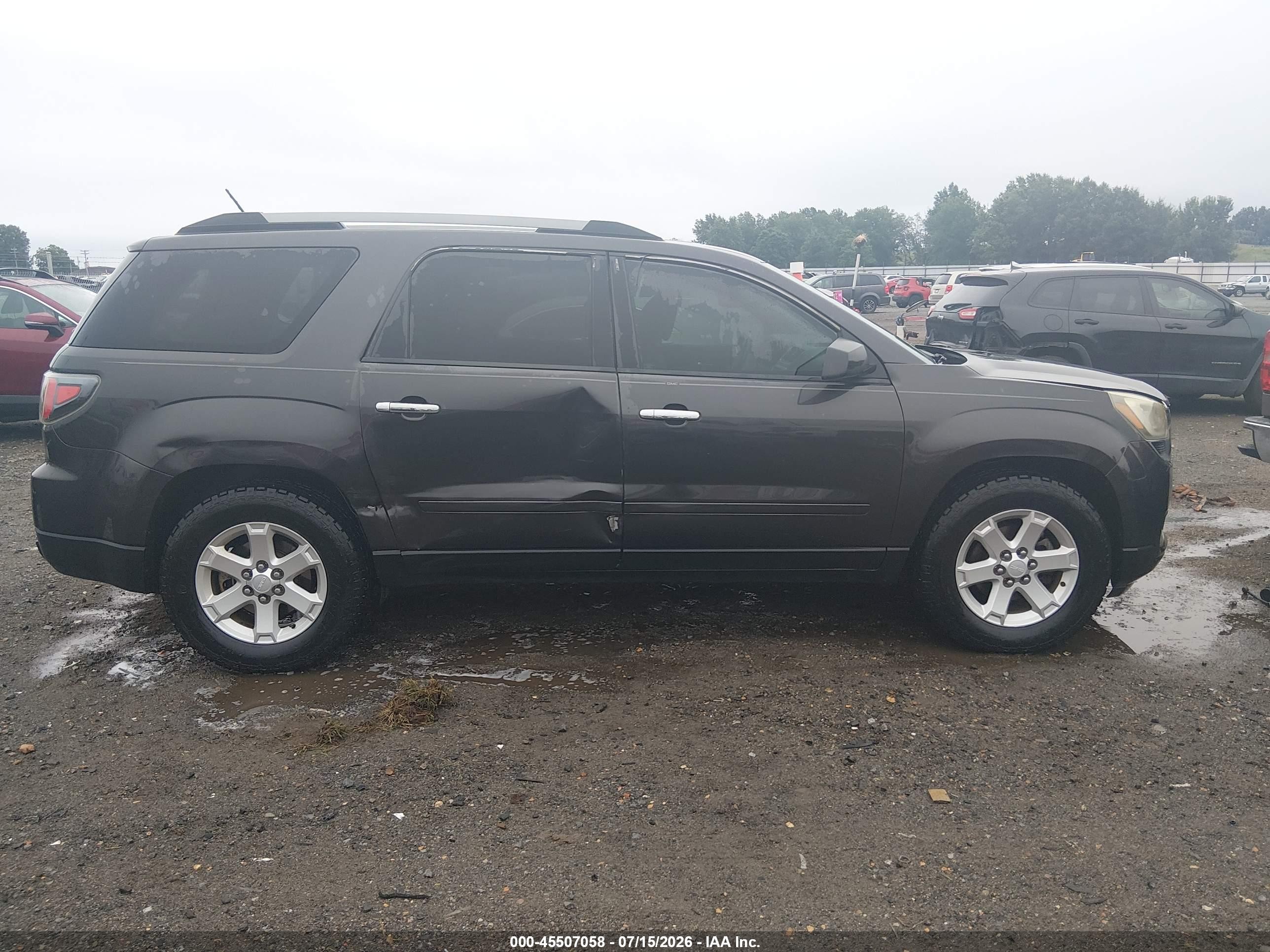 2015 Gmc Acadia Sle-1 Gray vin: 1GKKVNED8FJ370574