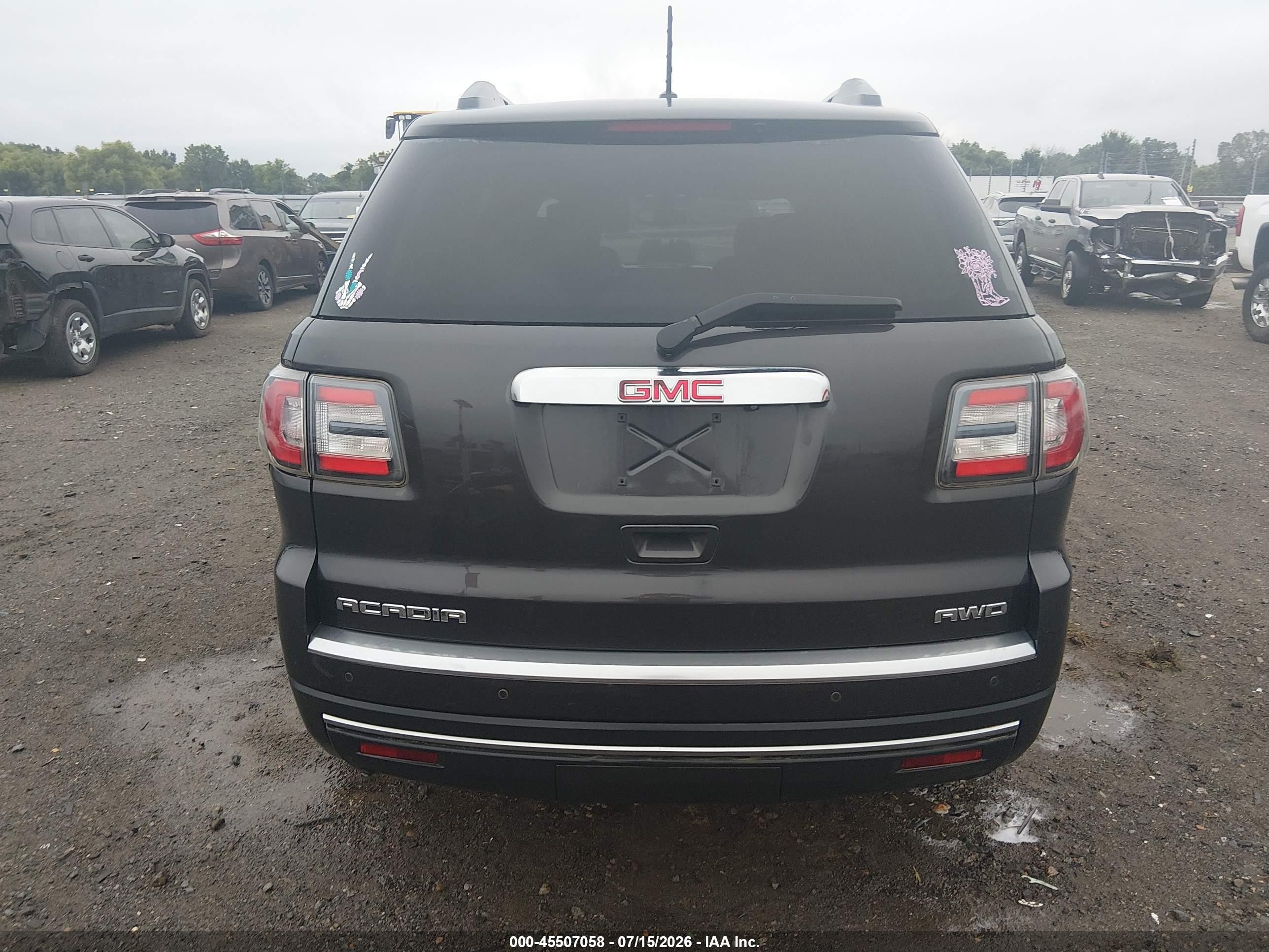 2015 Gmc Acadia Sle-1 Gray vin: 1GKKVNED8FJ370574