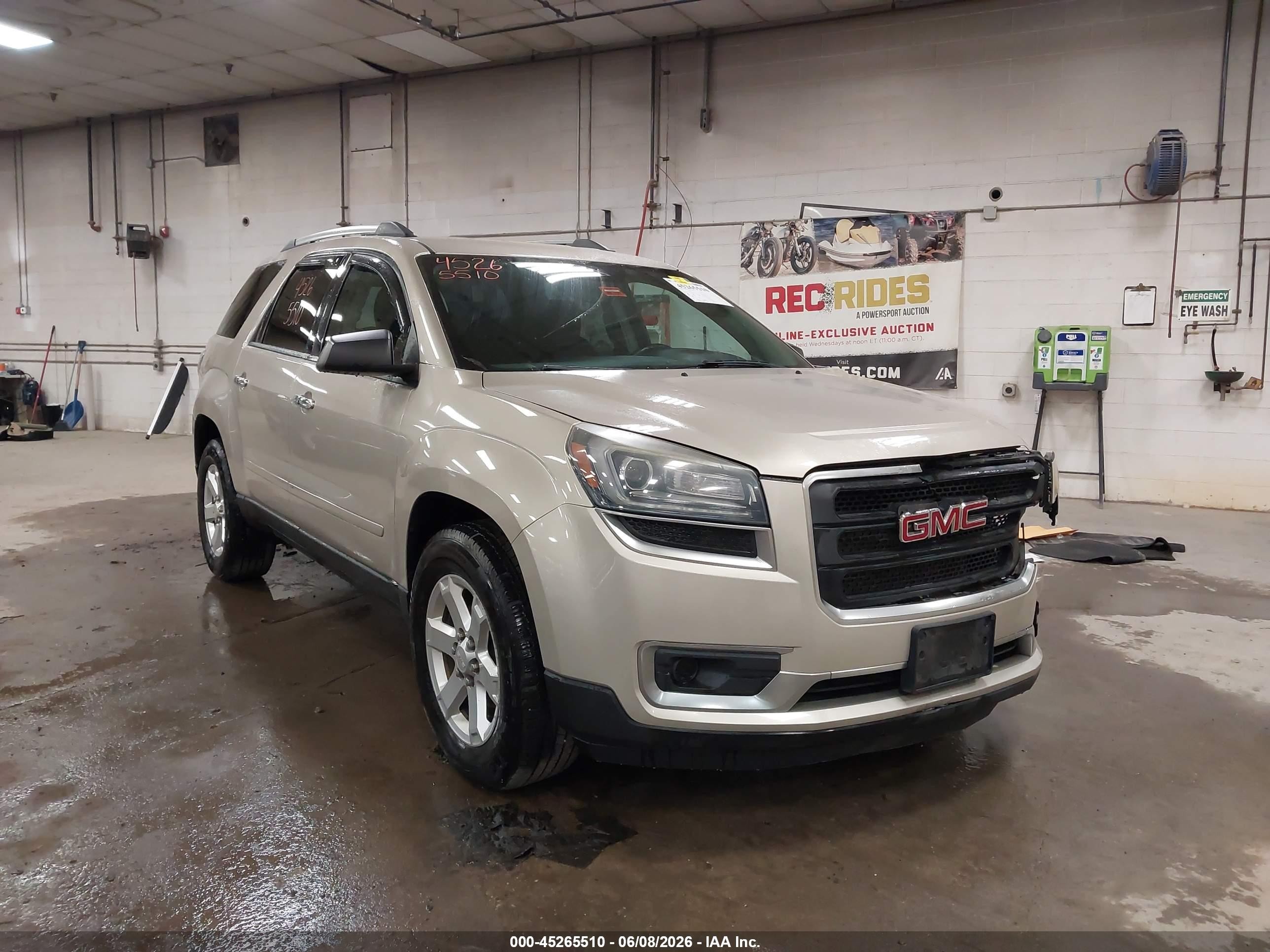 2015 Gmc Acadia Sle-1 Золотой vin: 1GKKVNED9FJ352620