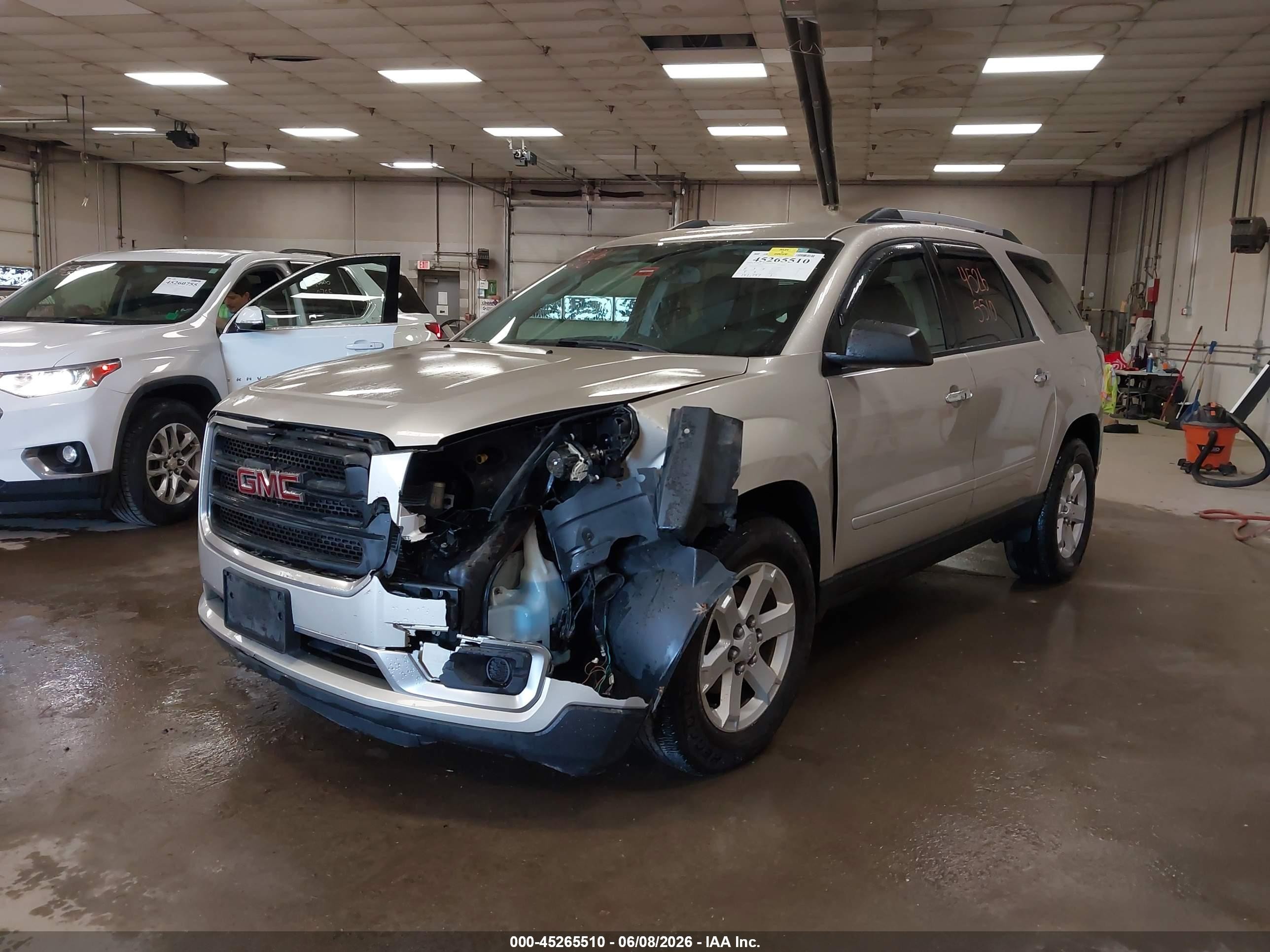 2015 Gmc Acadia Sle-1 Золотой vin: 1GKKVNED9FJ352620