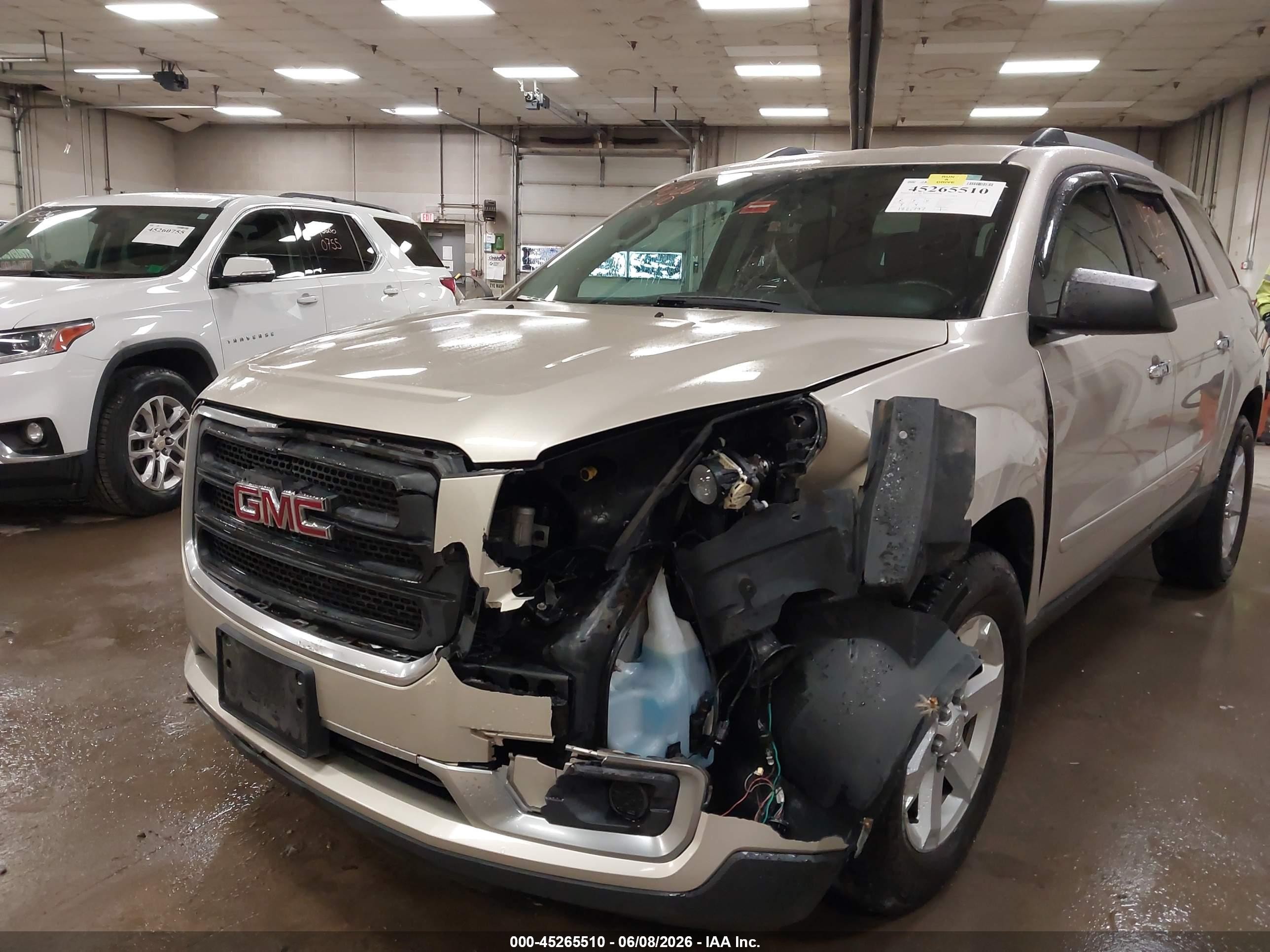 2015 Gmc Acadia Sle-1 Золотой vin: 1GKKVNED9FJ352620