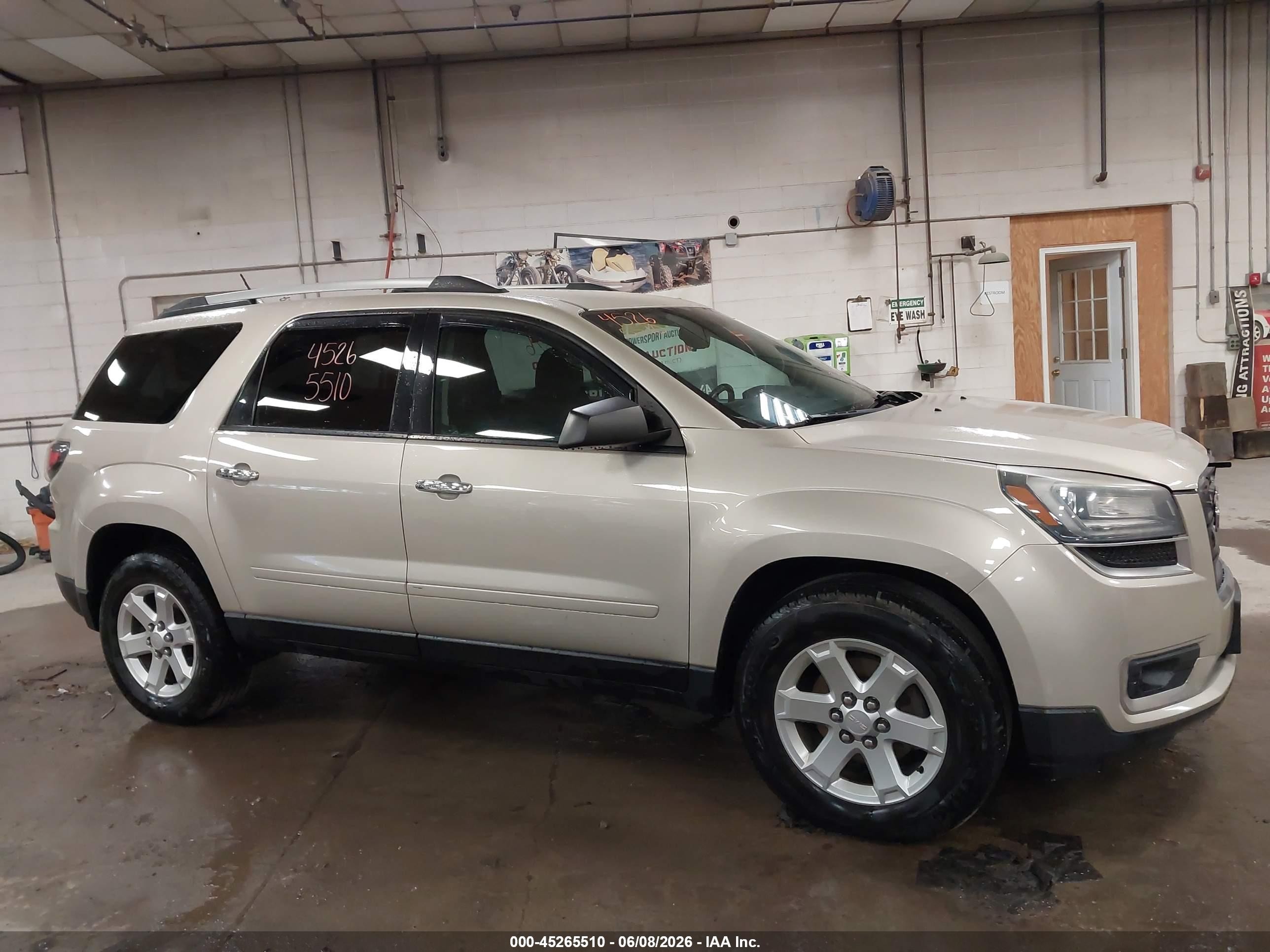 2015 Gmc Acadia Sle-1 Золотой vin: 1GKKVNED9FJ352620