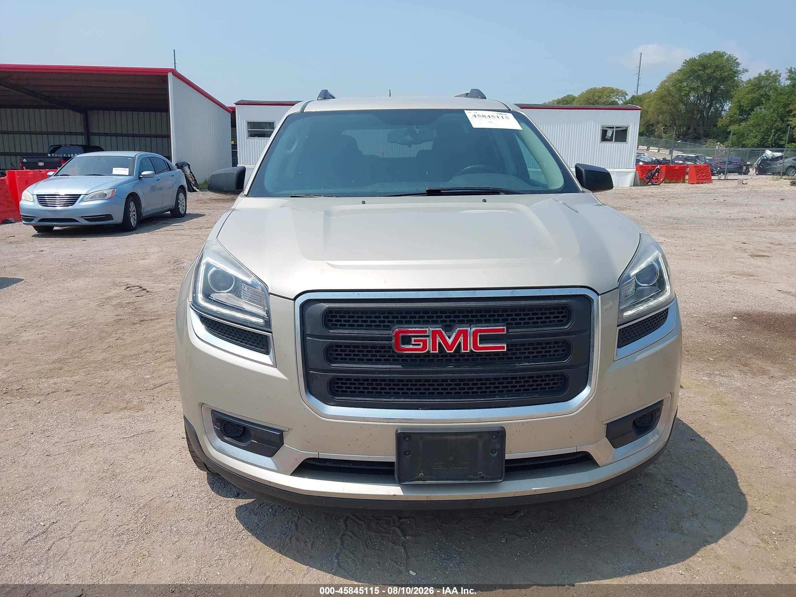 2015 Gmc Acadia Sle-1 Gold vin: 1GKKVNEDXFJ203455