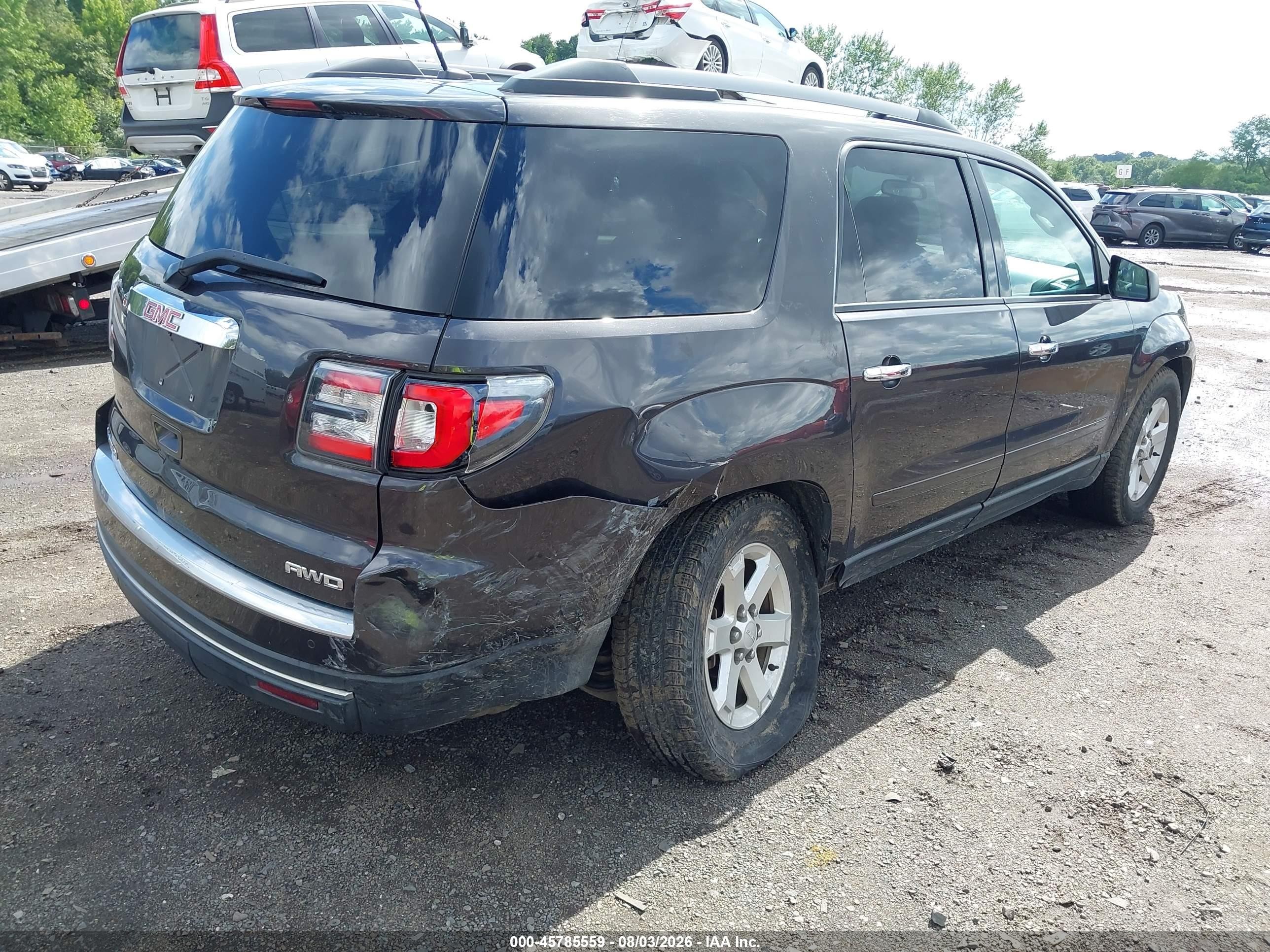 2015 Gmc Acadia Sle-1 Gray vin: 1GKKVNEDXFJ318279