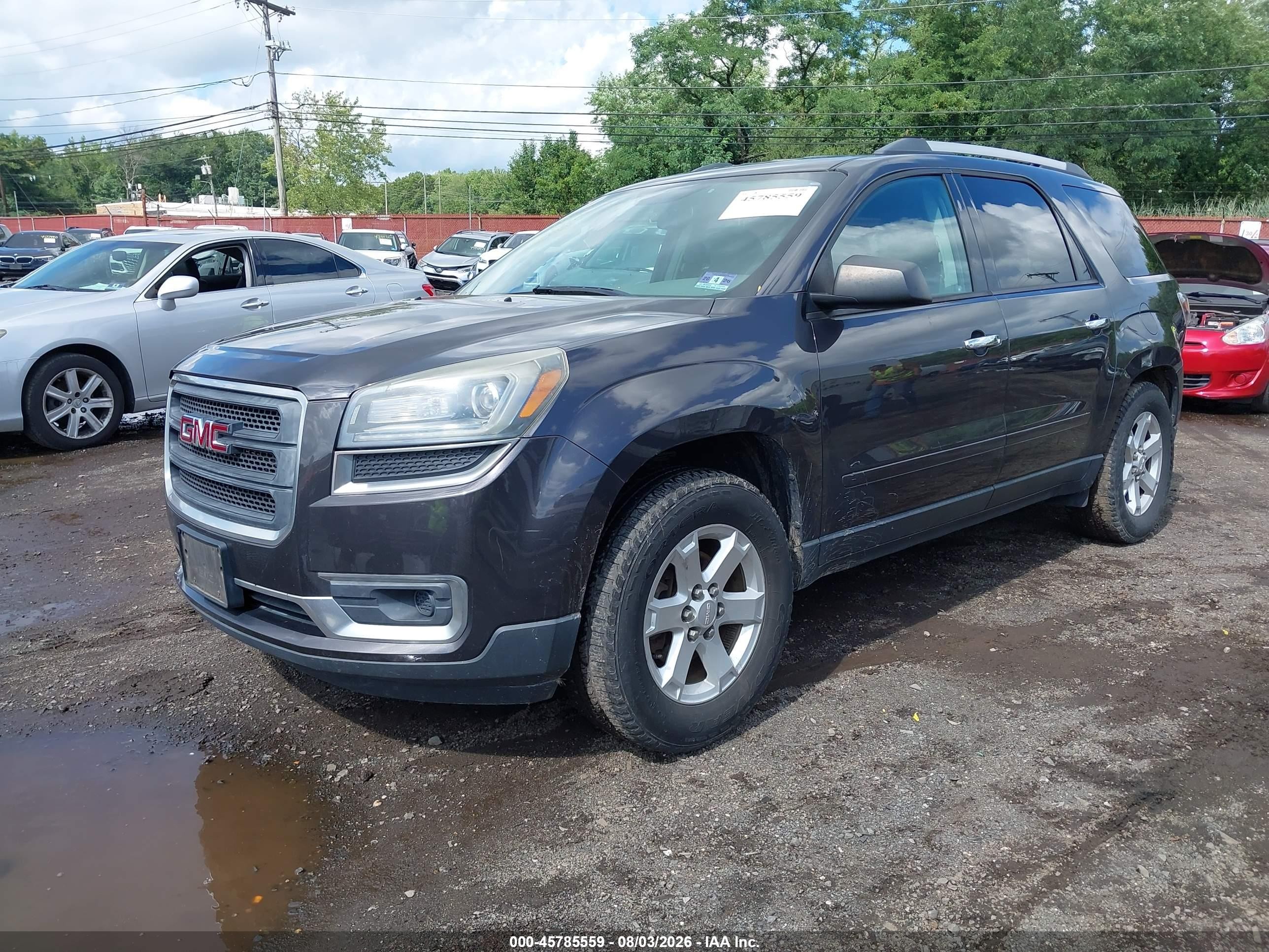 2015 Gmc Acadia Sle-1 Gray vin: 1GKKVNEDXFJ318279