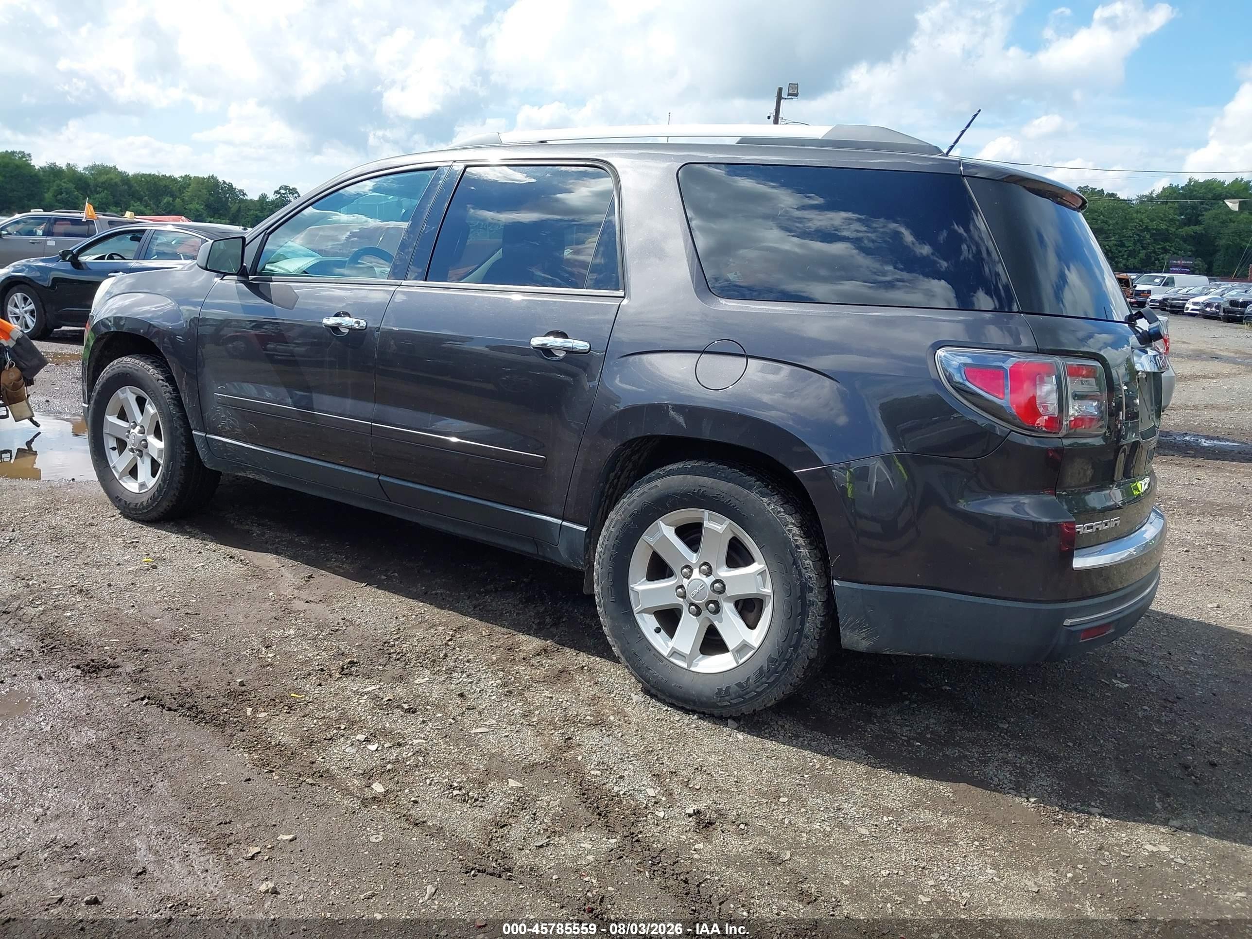 2015 Gmc Acadia Sle-1 Gray vin: 1GKKVNEDXFJ318279