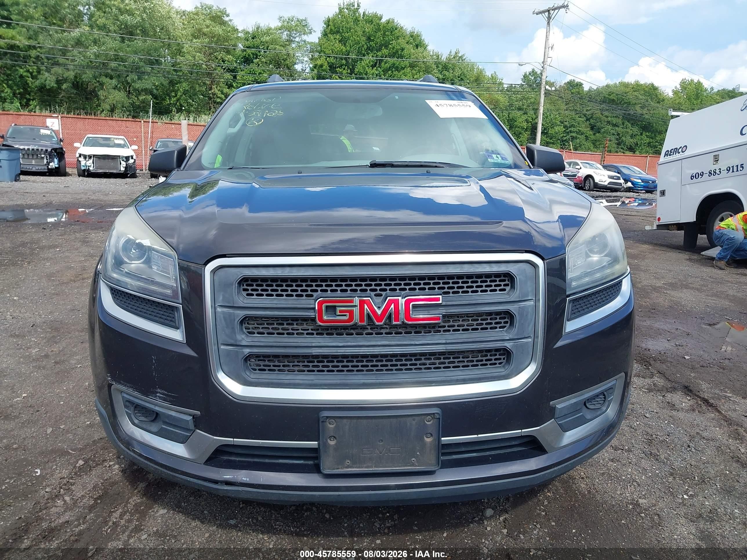 2015 Gmc Acadia Sle-1 Gray vin: 1GKKVNEDXFJ318279