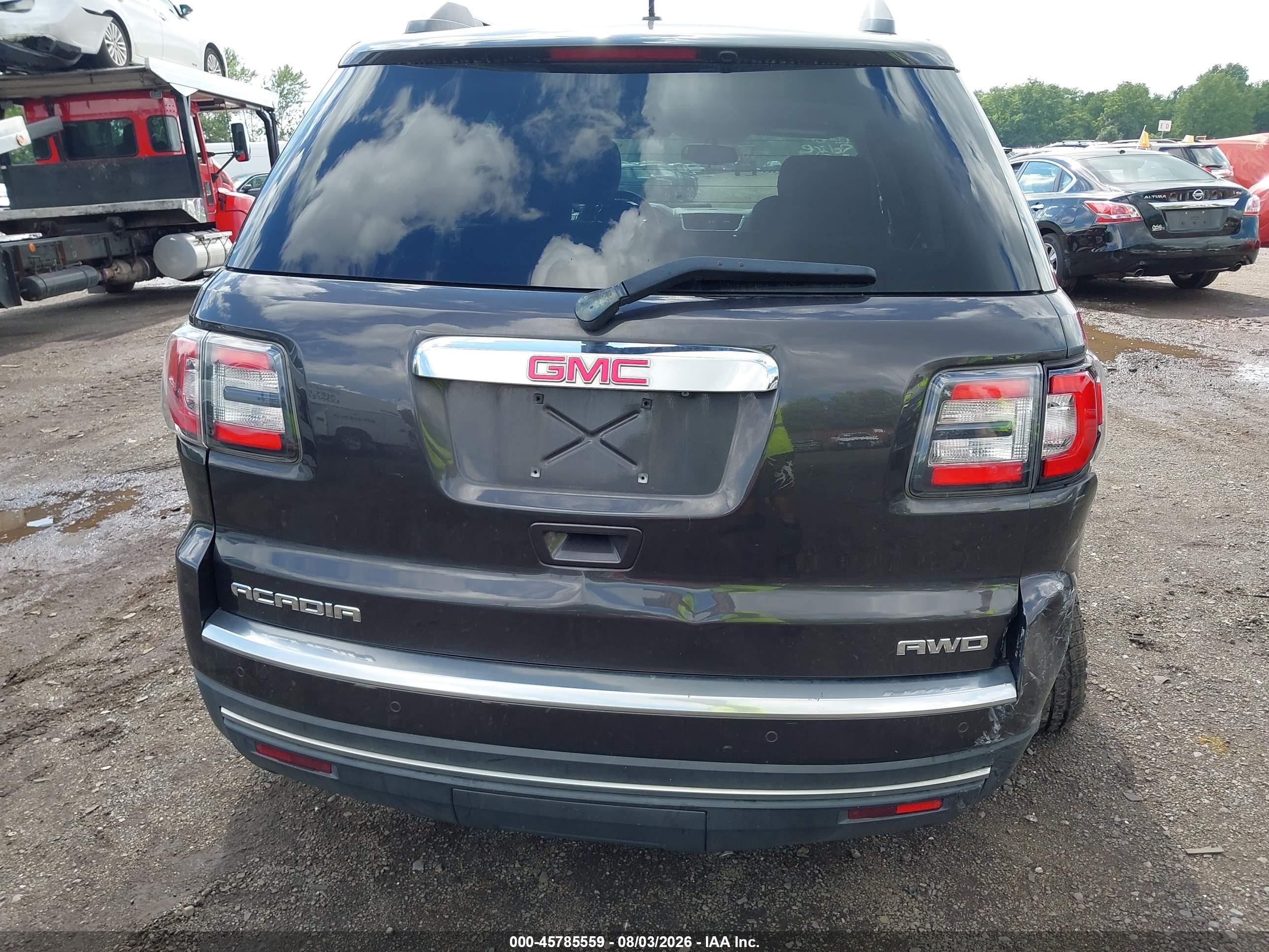 2015 Gmc Acadia Sle-1 Gray vin: 1GKKVNEDXFJ318279