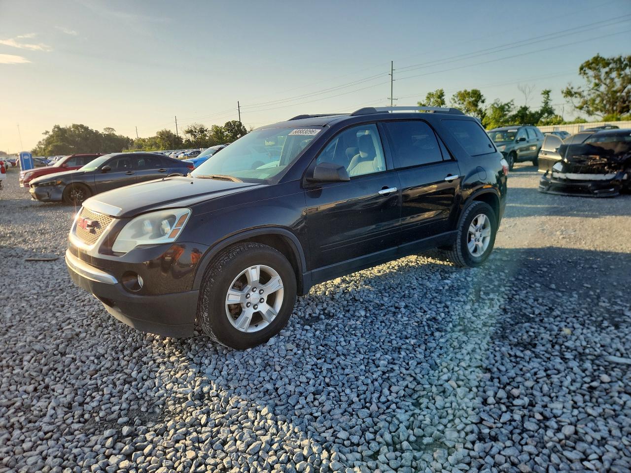 2011 Gmc Acadia Sle Черный vin: 1GKKVPED0BJ354617