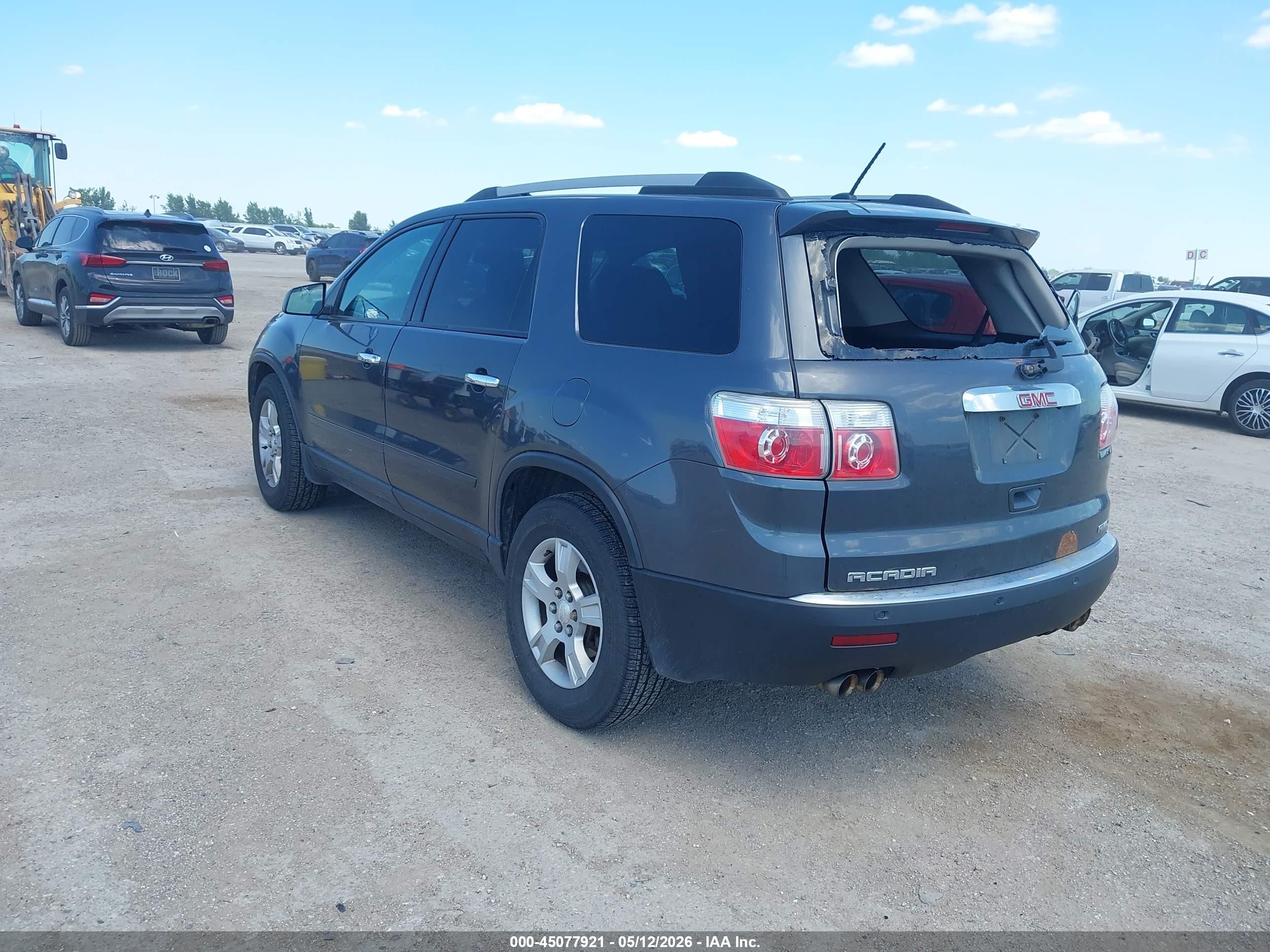 2012 Gmc Acadia Sle Gray vin: 1GKKVPED0CJ307752