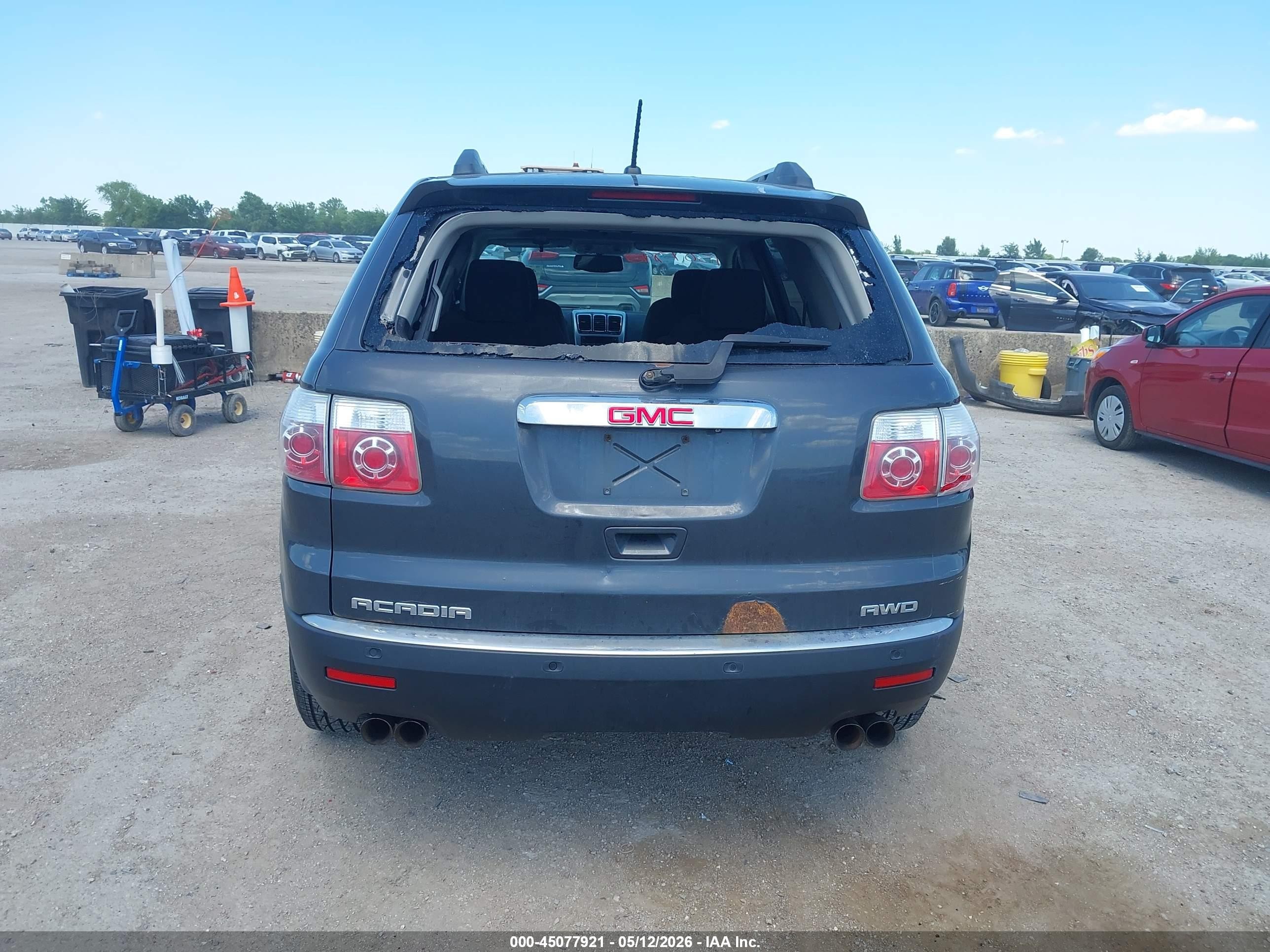 2012 Gmc Acadia Sle Gray vin: 1GKKVPED0CJ307752