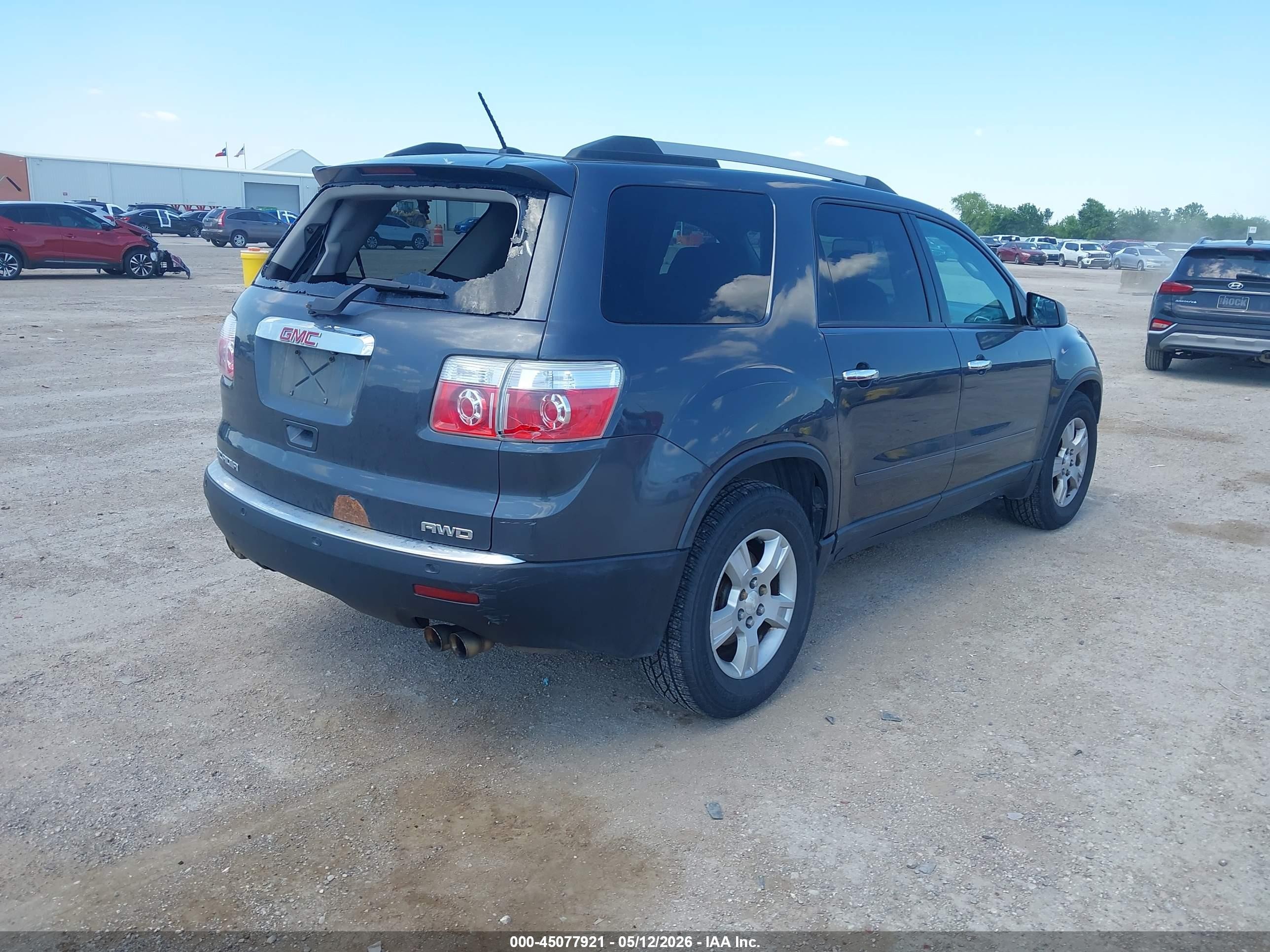 2012 Gmc Acadia Sle Gray vin: 1GKKVPED0CJ307752