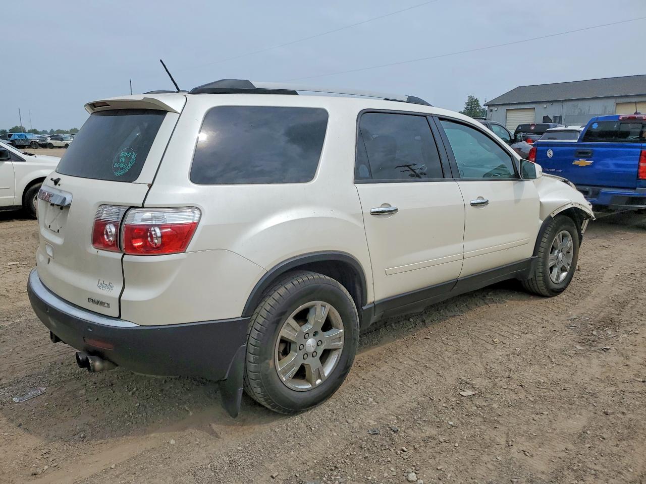2012 Gmc Acadia Sle White vin: 1GKKVPED0CJ397257