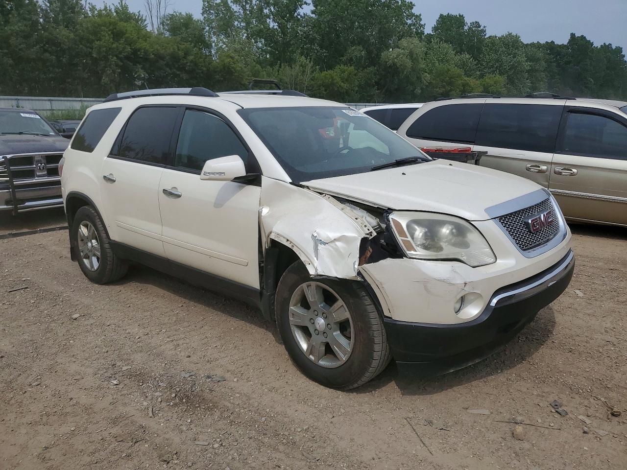 2012 Gmc Acadia Sle White vin: 1GKKVPED0CJ397257