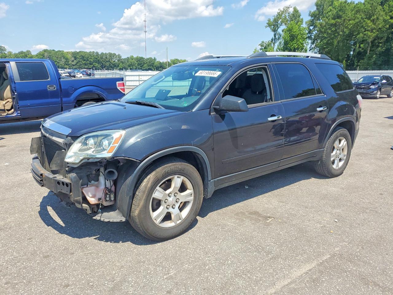 2011 Gmc Acadia Sle Black vin: 1GKKVPED2BJ181747