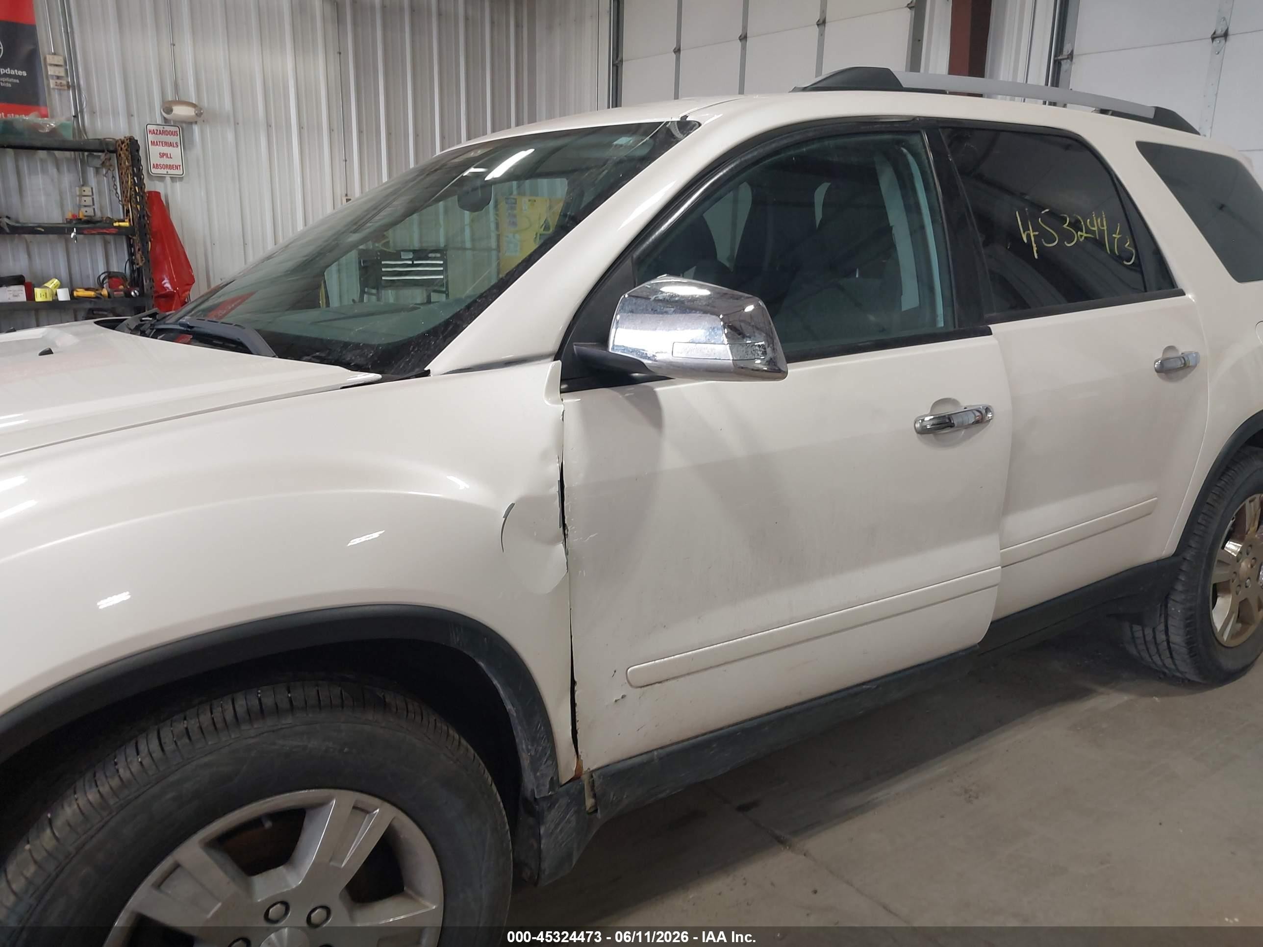 2011 Gmc Acadia Sle Cream vin: 1GKKVPED3BJ206249