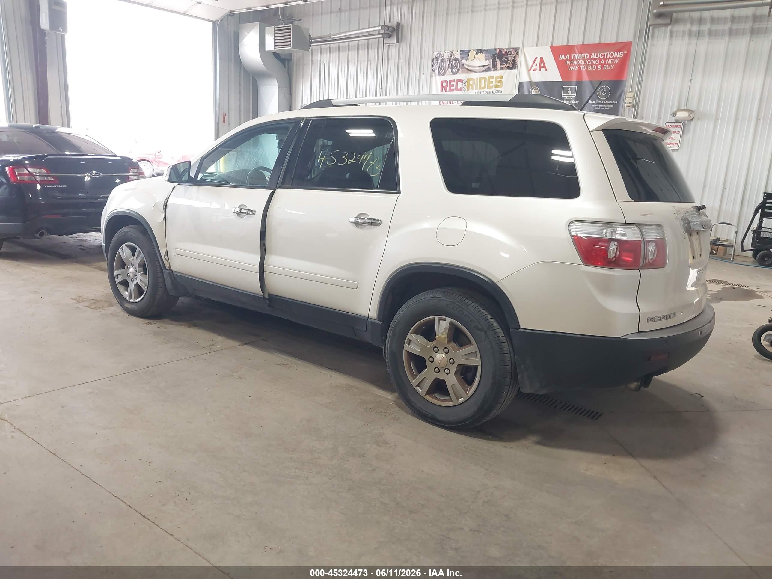 2011 Gmc Acadia Sle Cream vin: 1GKKVPED3BJ206249