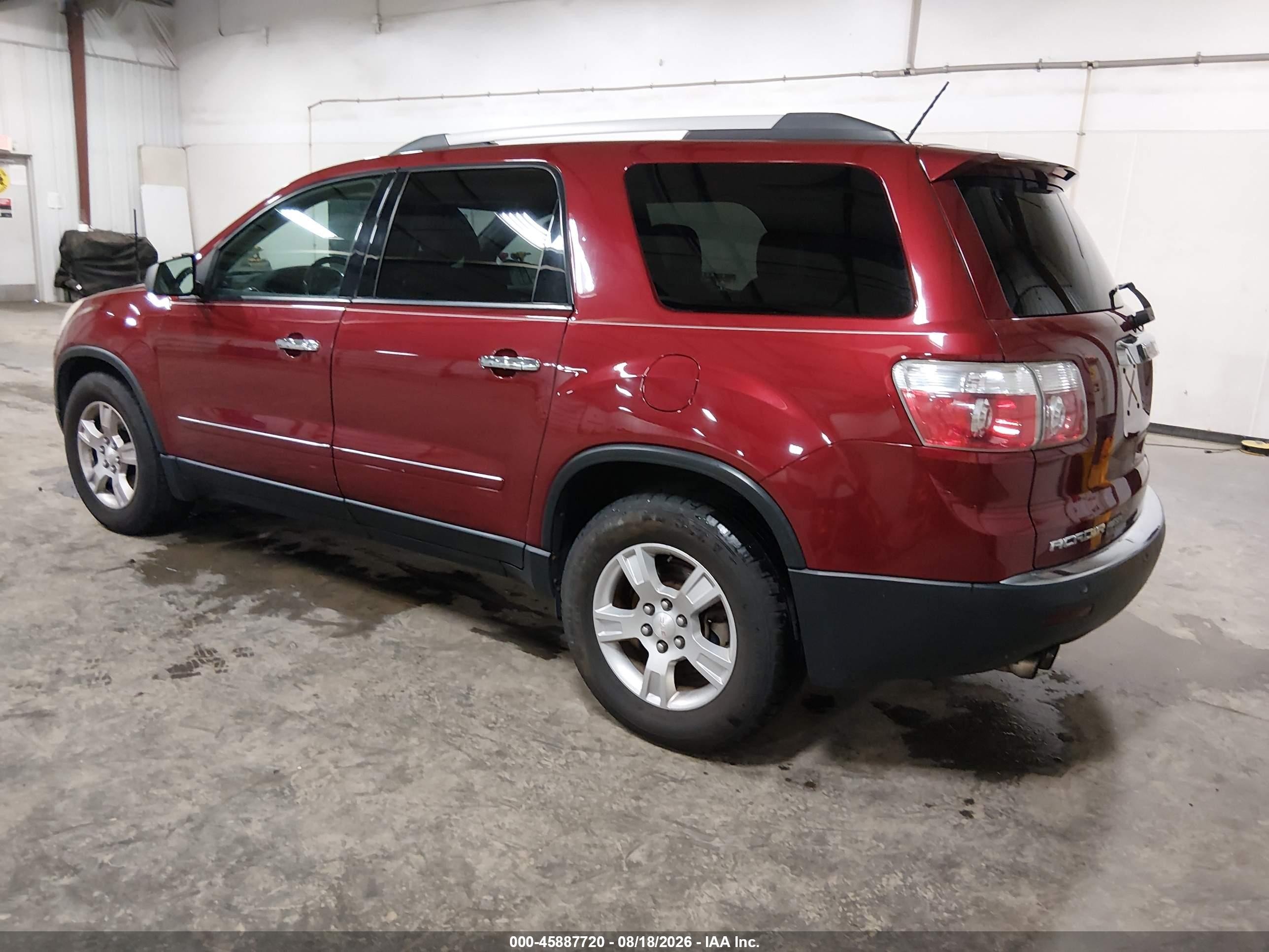 2011 Gmc Acadia Sle Красный vin: 1GKKVPED3BJ312054