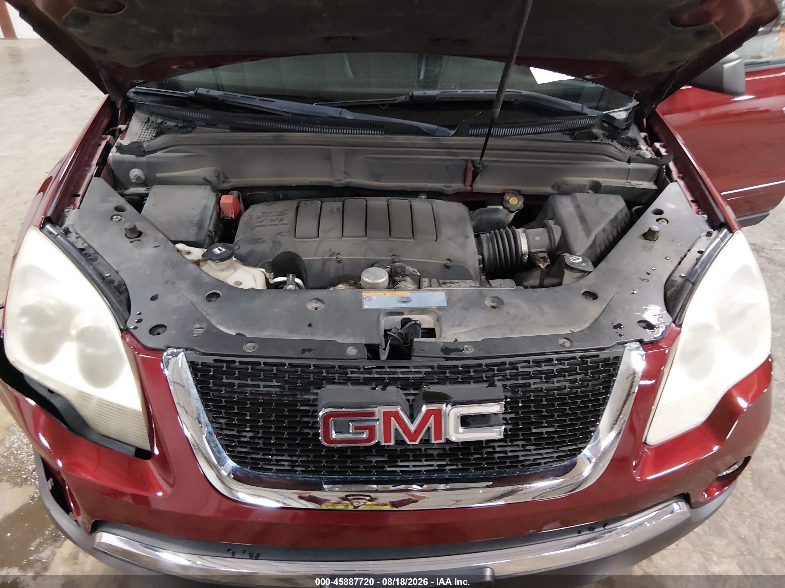 2011 Gmc Acadia Sle Красный vin: 1GKKVPED3BJ312054