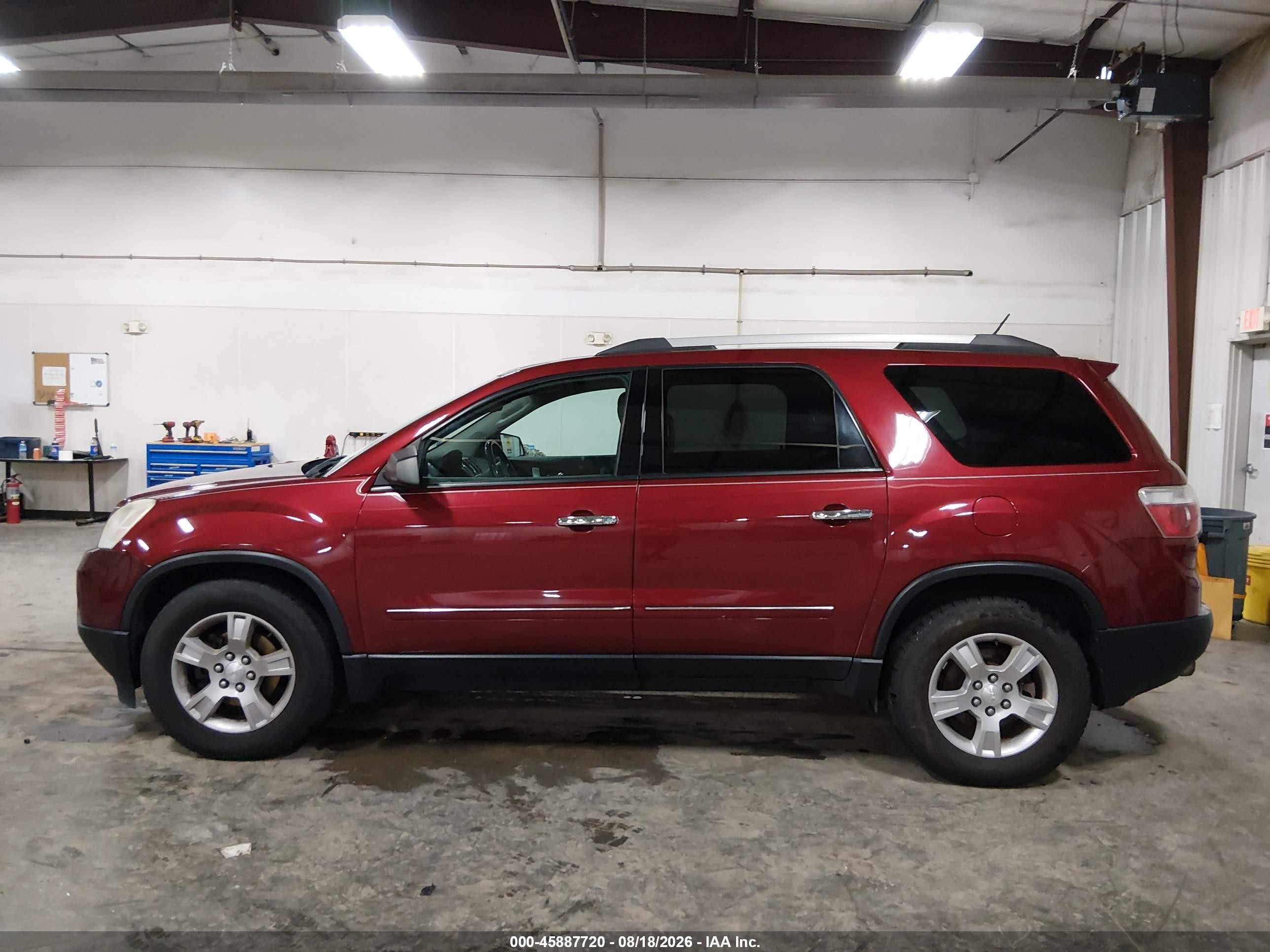2011 Gmc Acadia Sle Красный vin: 1GKKVPED3BJ312054