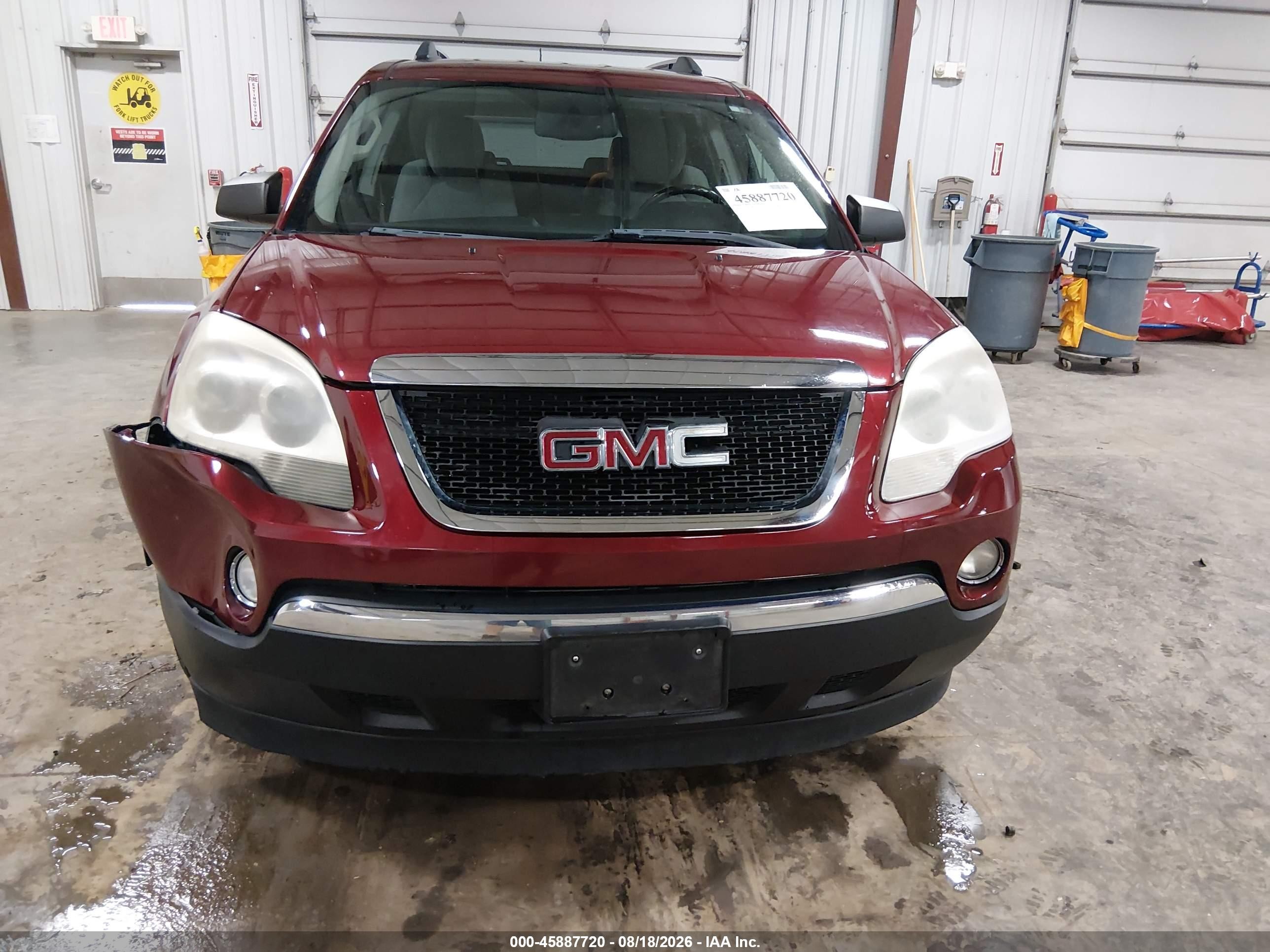 2011 Gmc Acadia Sle Красный vin: 1GKKVPED3BJ312054