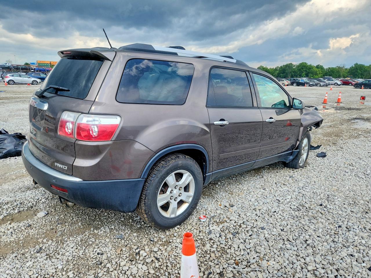 2012 Gmc Acadia Sle Brown vin: 1GKKVPED8CJ188722