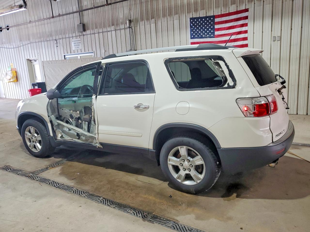 2012 Gmc Acadia Sle White vin: 1GKKVPED8CJ363034
