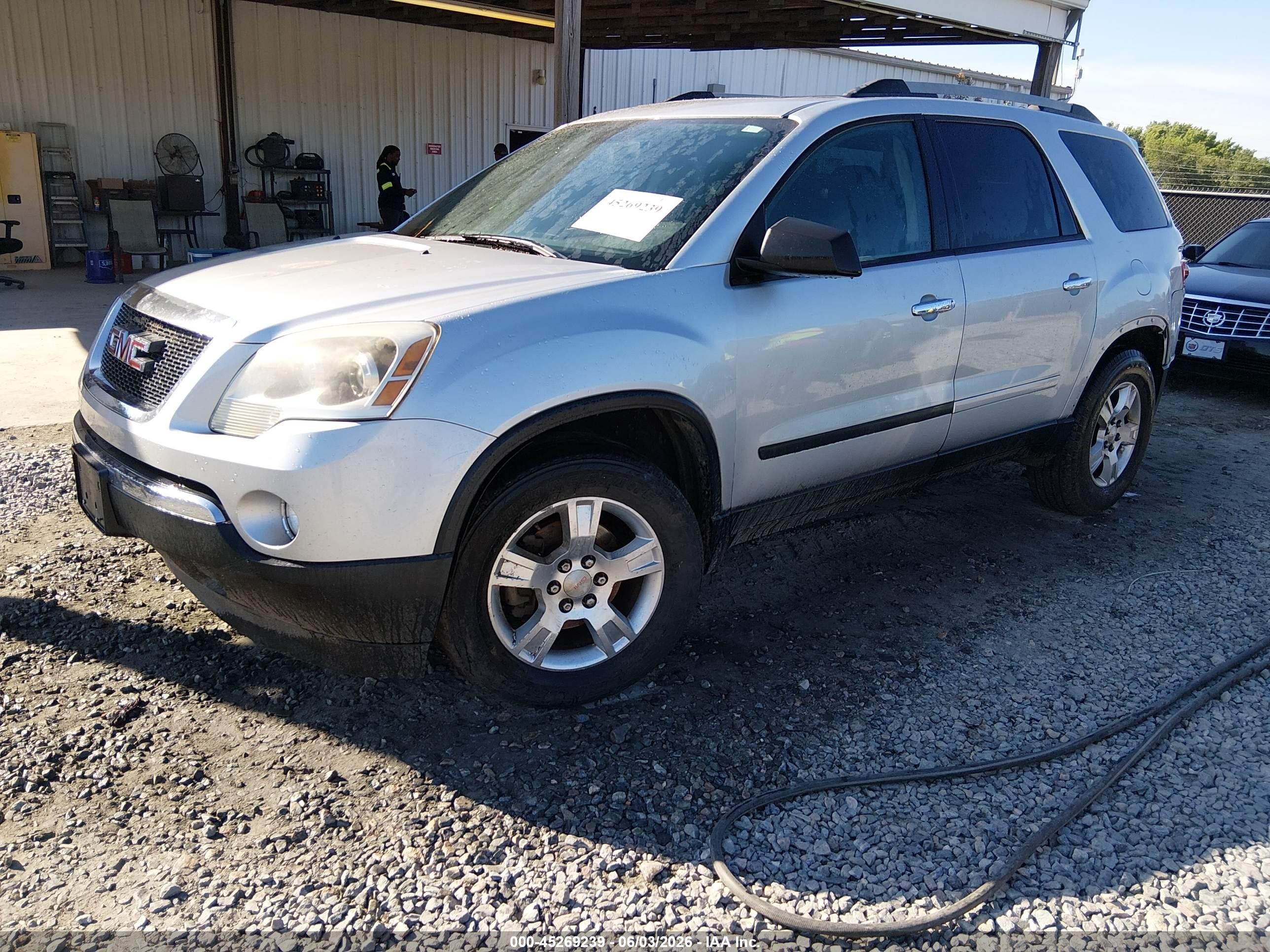 2012 Gmc Acadia Sle Silver vin: 1GKKVPED8CJ391237