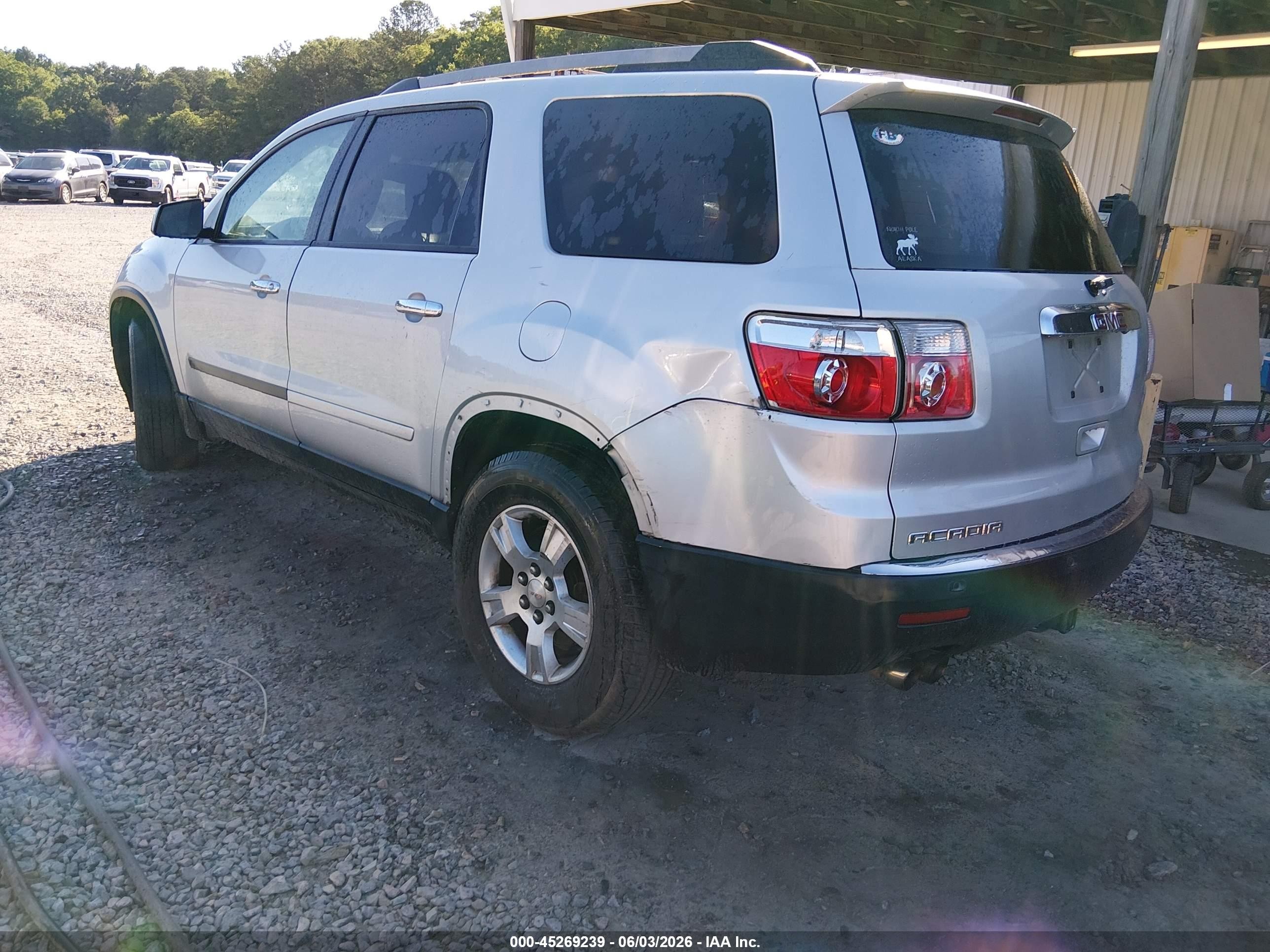 2012 Gmc Acadia Sle Silver vin: 1GKKVPED8CJ391237