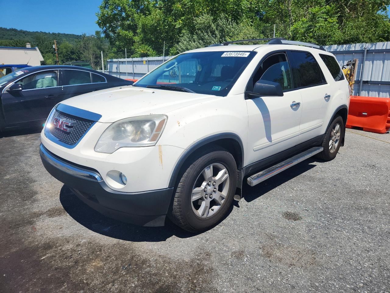 2012 Gmc Acadia Sle White vin: 1GKKVPED9CJ220318